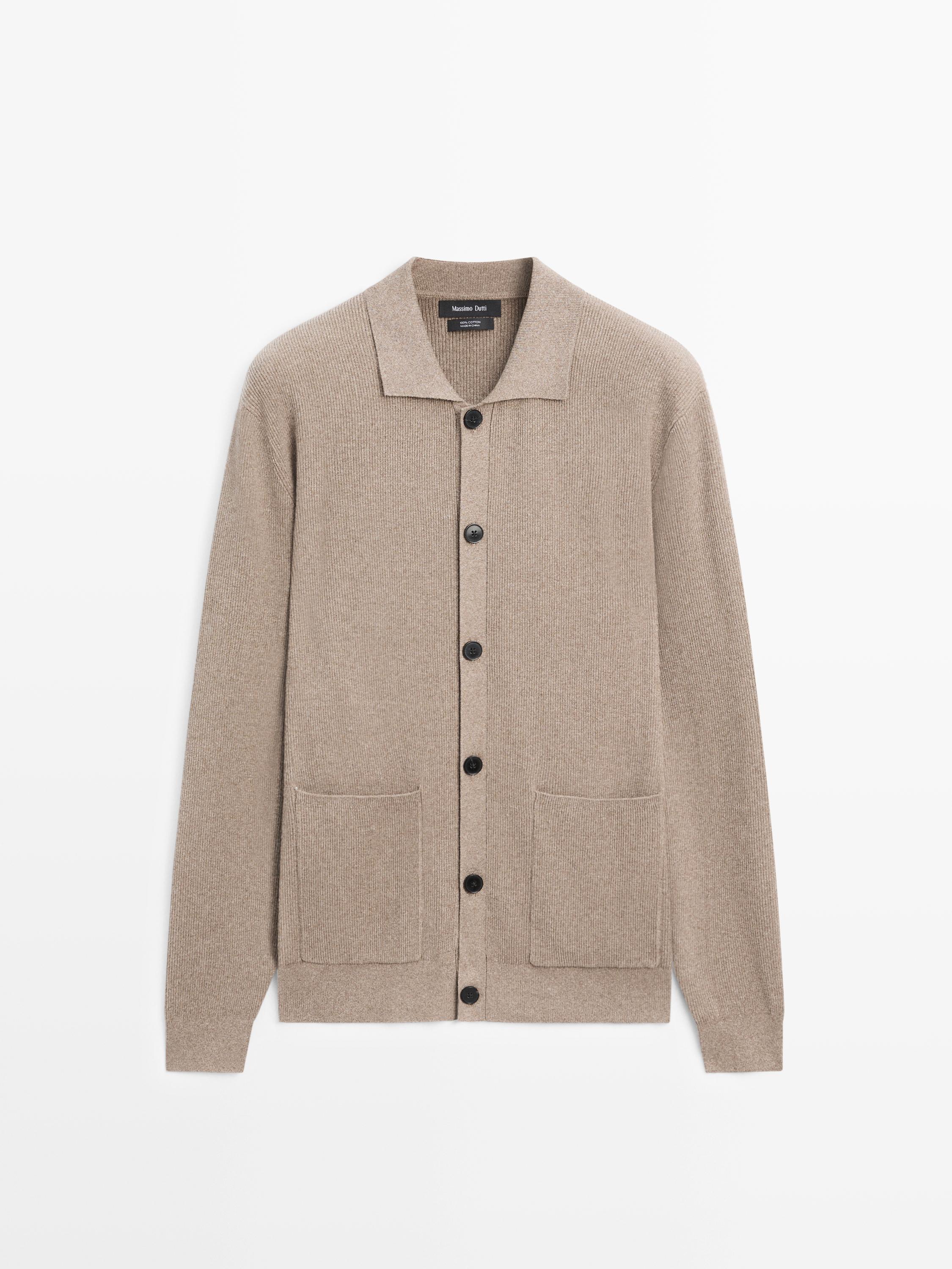 Pamuklu triko hırka