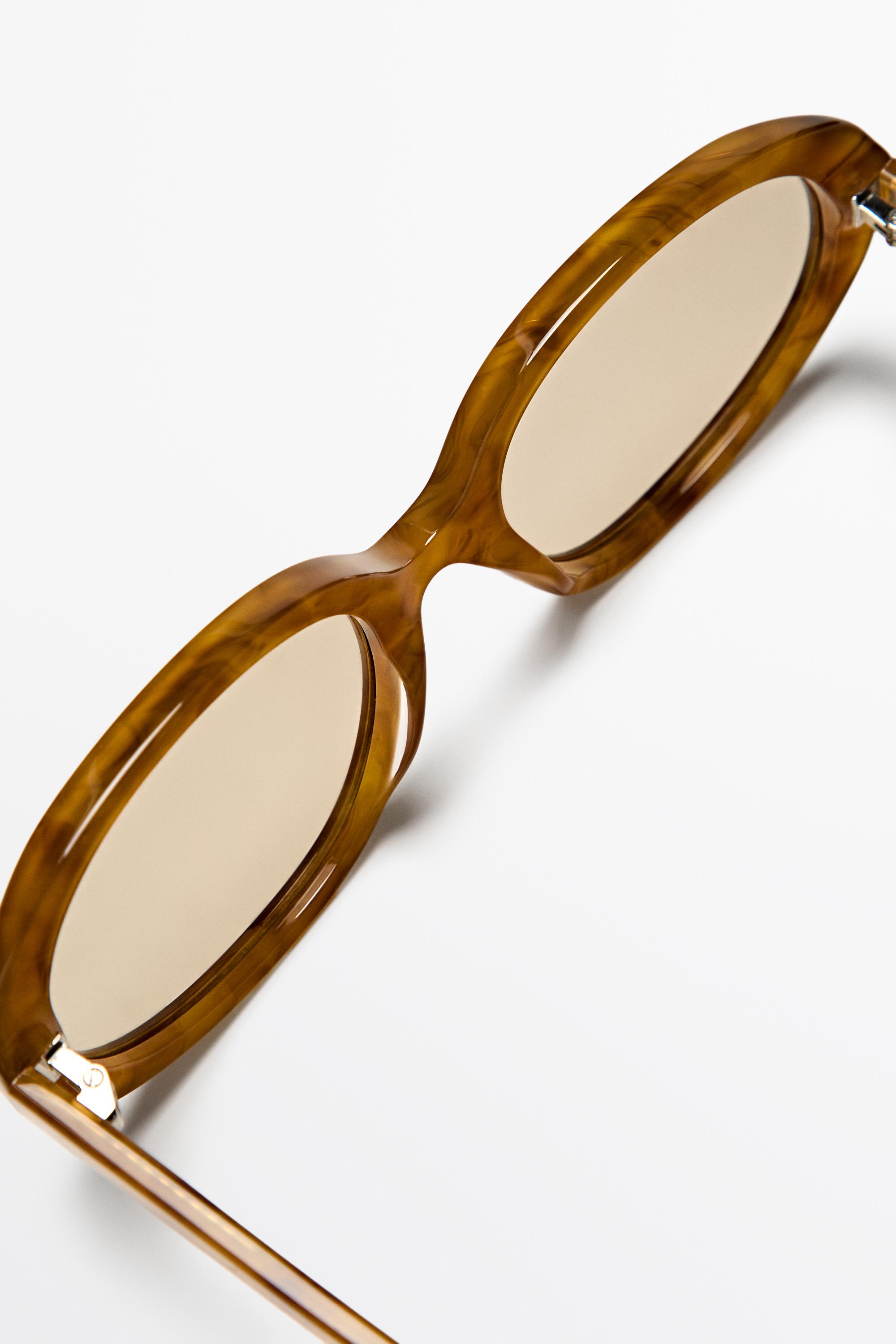 Oval sunglasses — Caramel