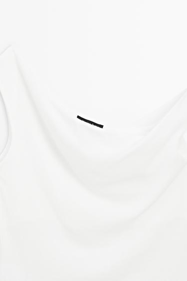 Asymmetric off-the-shoulder top — Off white 9