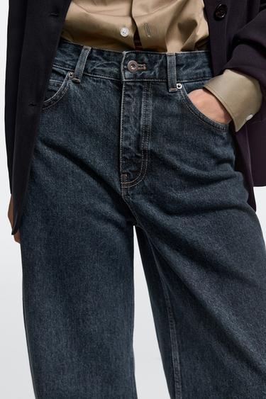 Relaxed fit barrel jeans — DARK BLUE 8