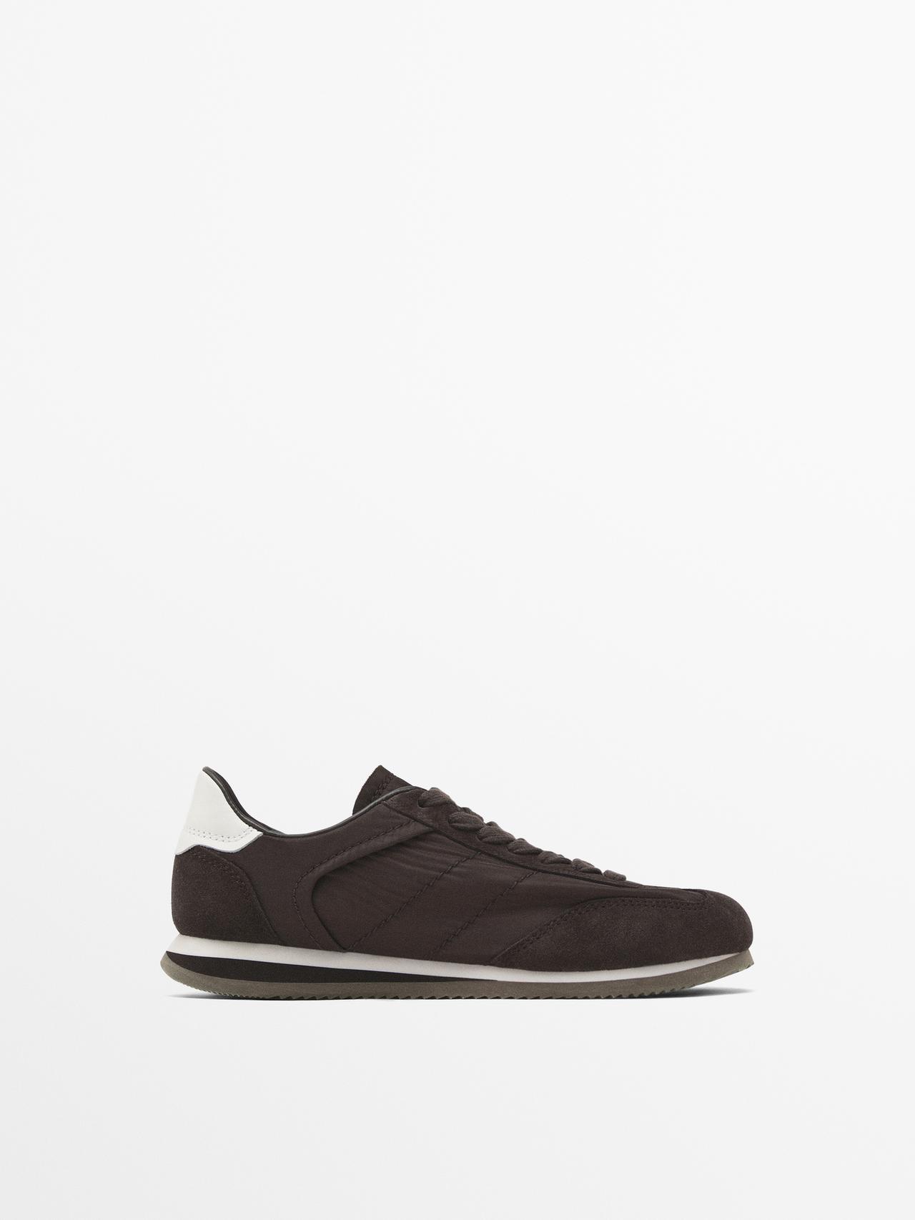 Deportivo Tejido Combinado - Marrón - 42 - Massimo Dutti - Mujer