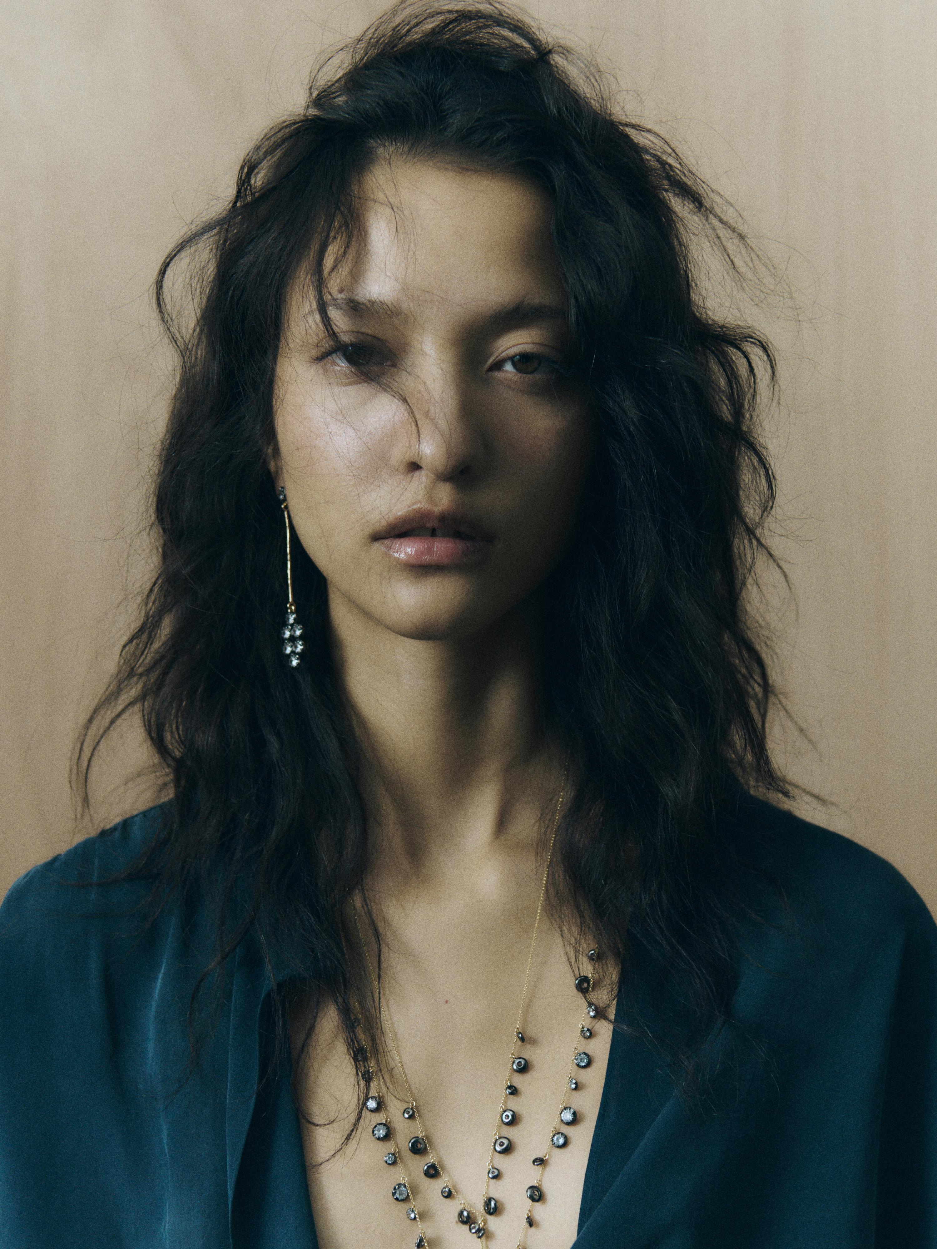 Blouse fluide cache-cœur