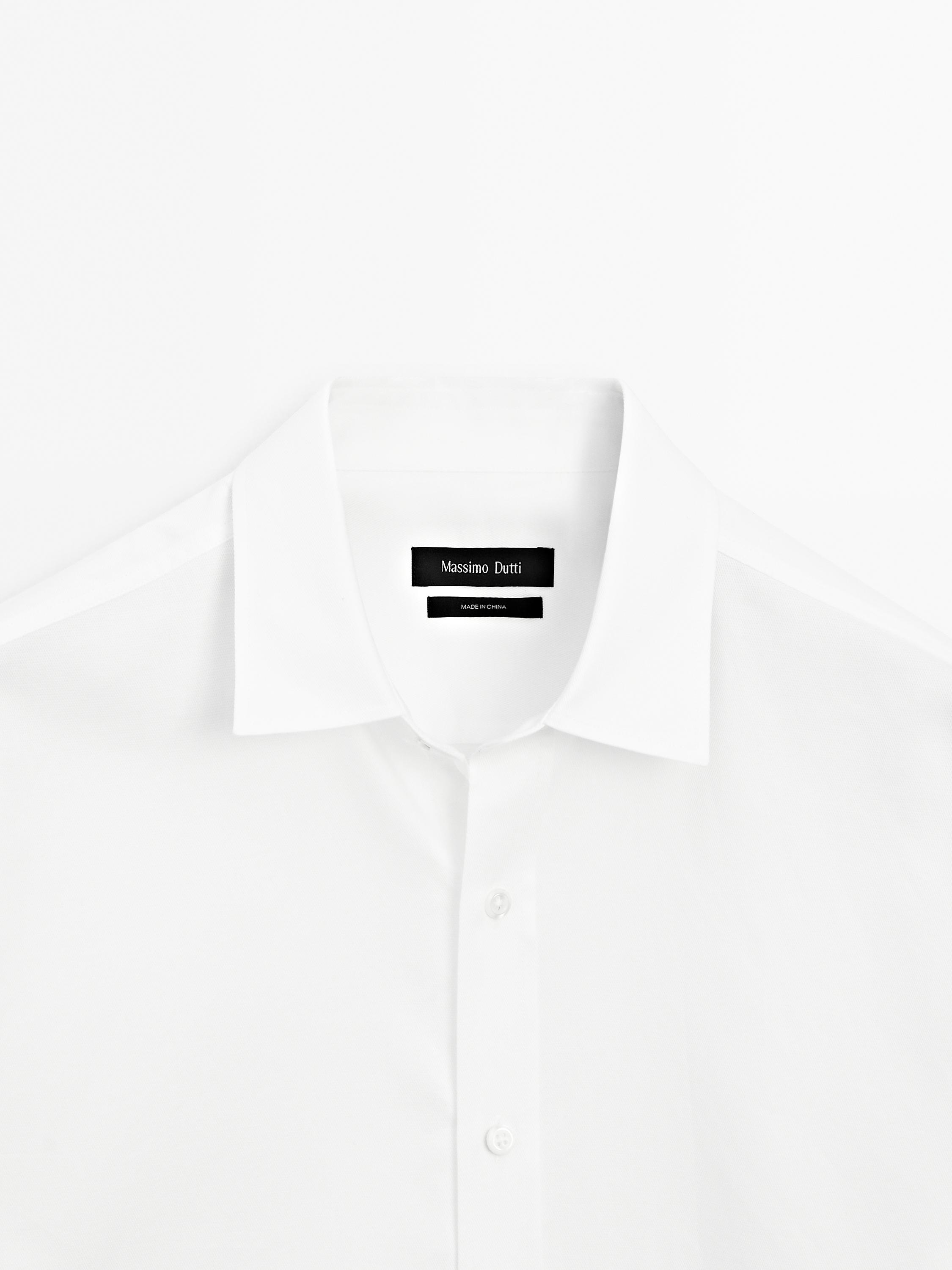Regular fit textured shirt