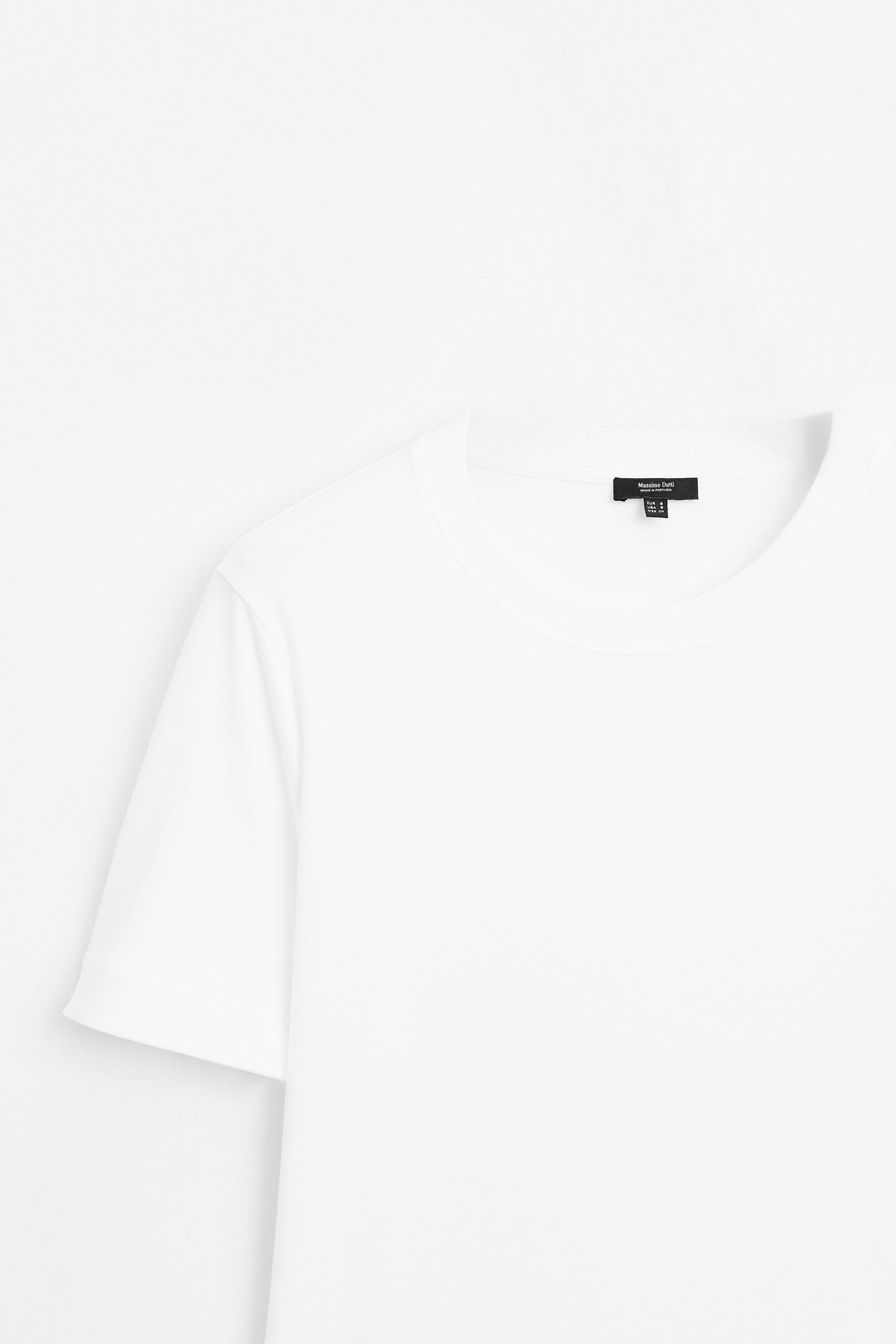 Short sleeve interlock T-shirt — Off white