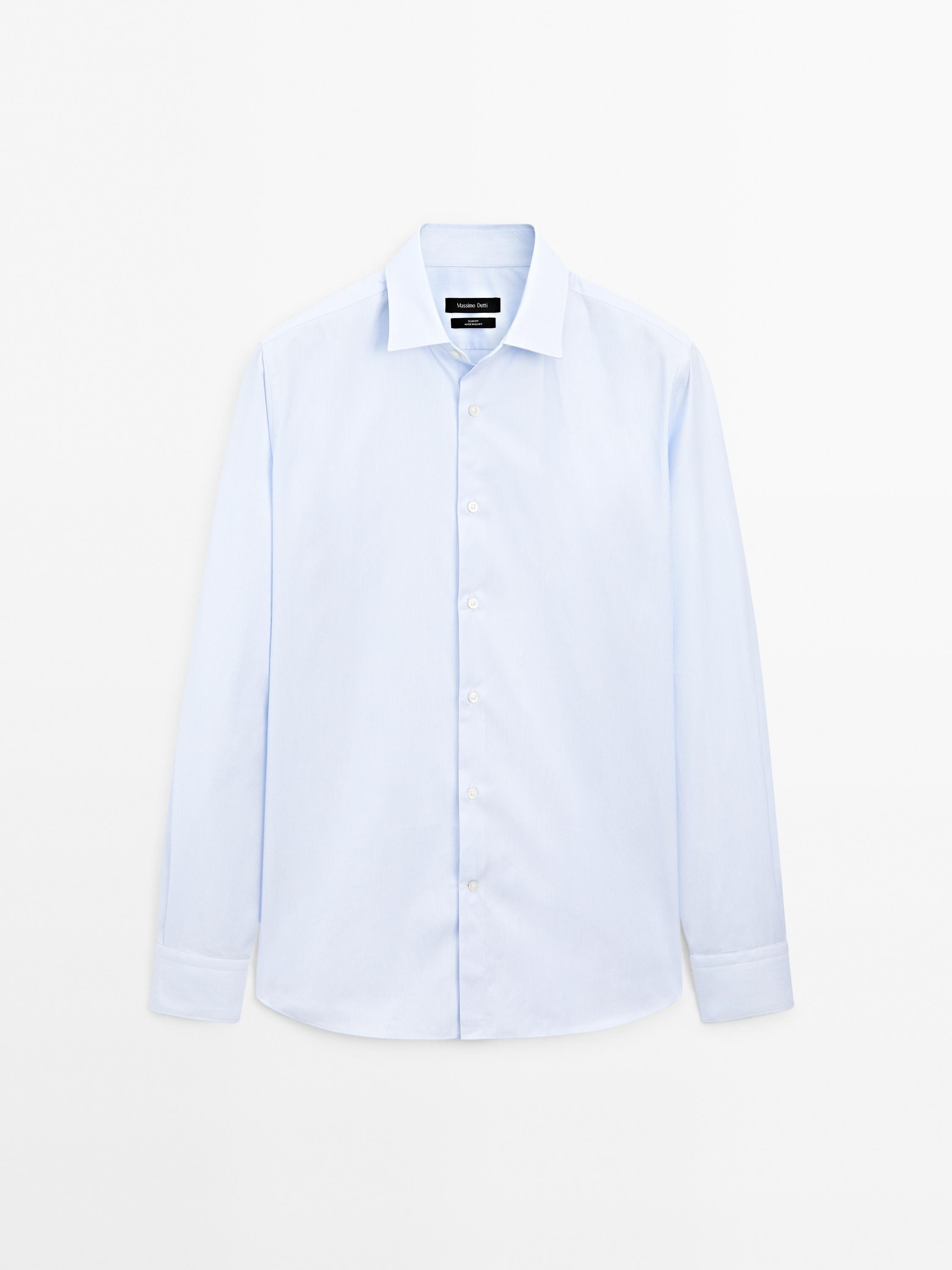 Alkandora marraduna, slim fit, kotoizkoa