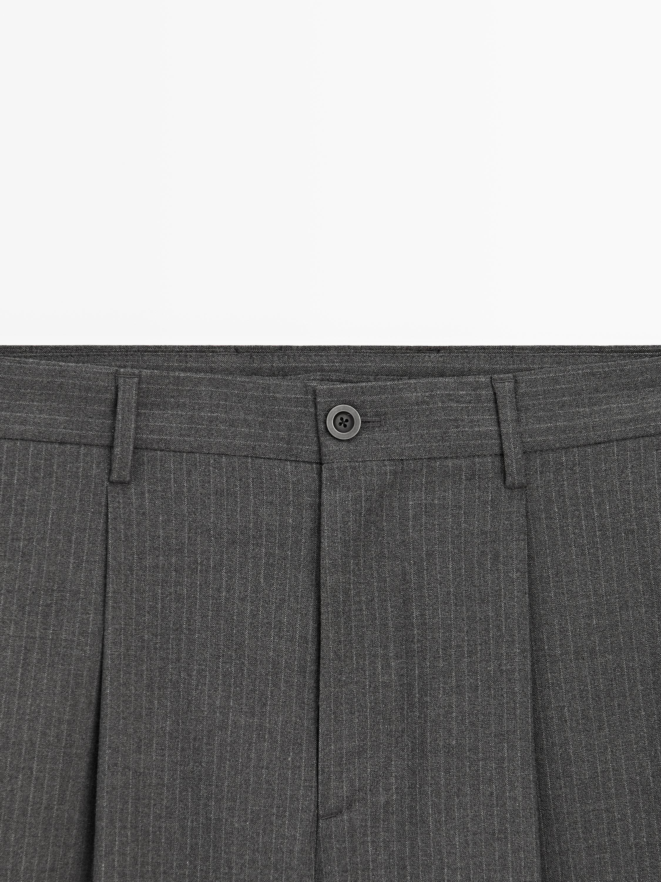 Pantalón raya diplomática relaxed fit