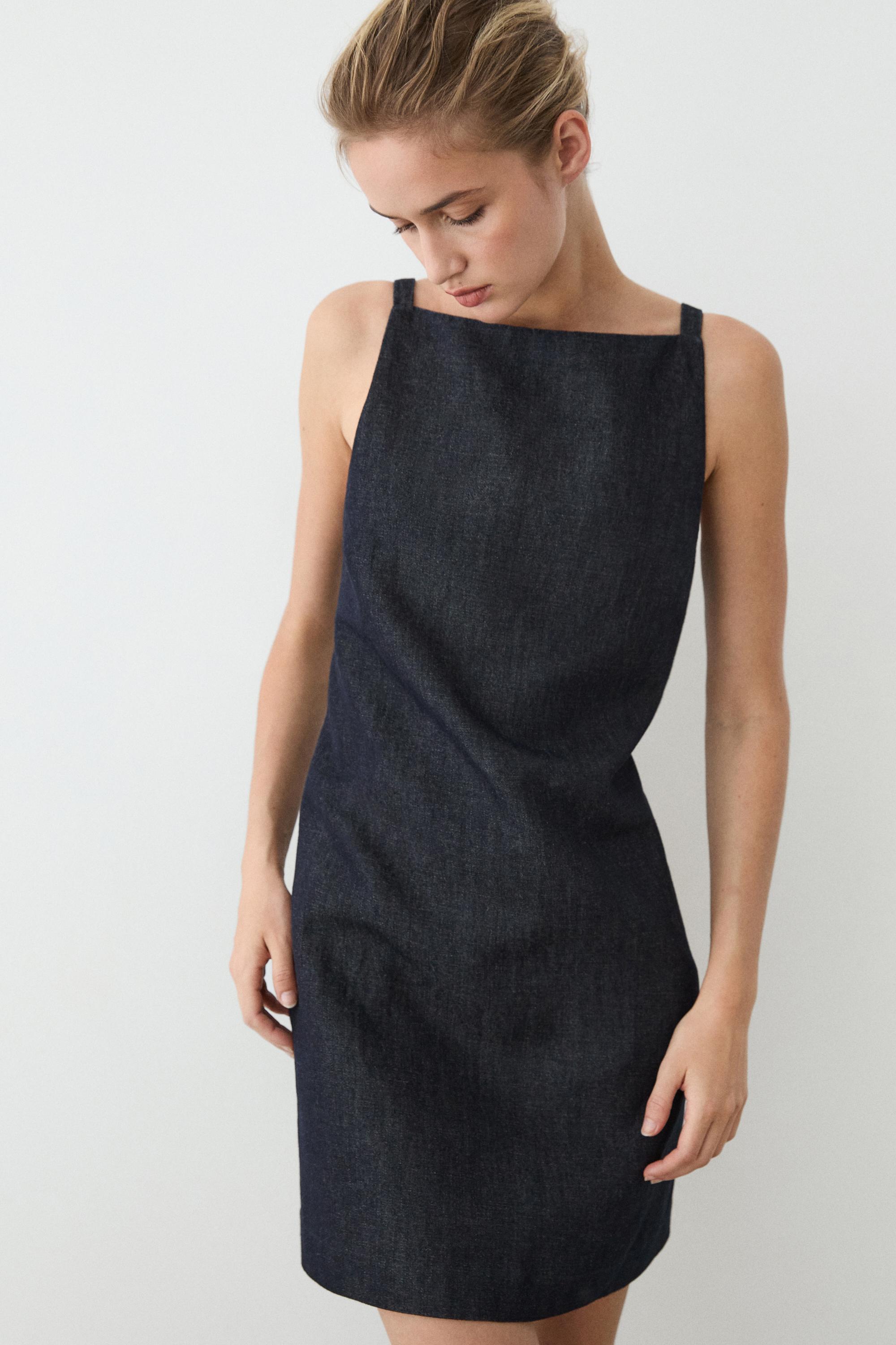 Vestido mini denim