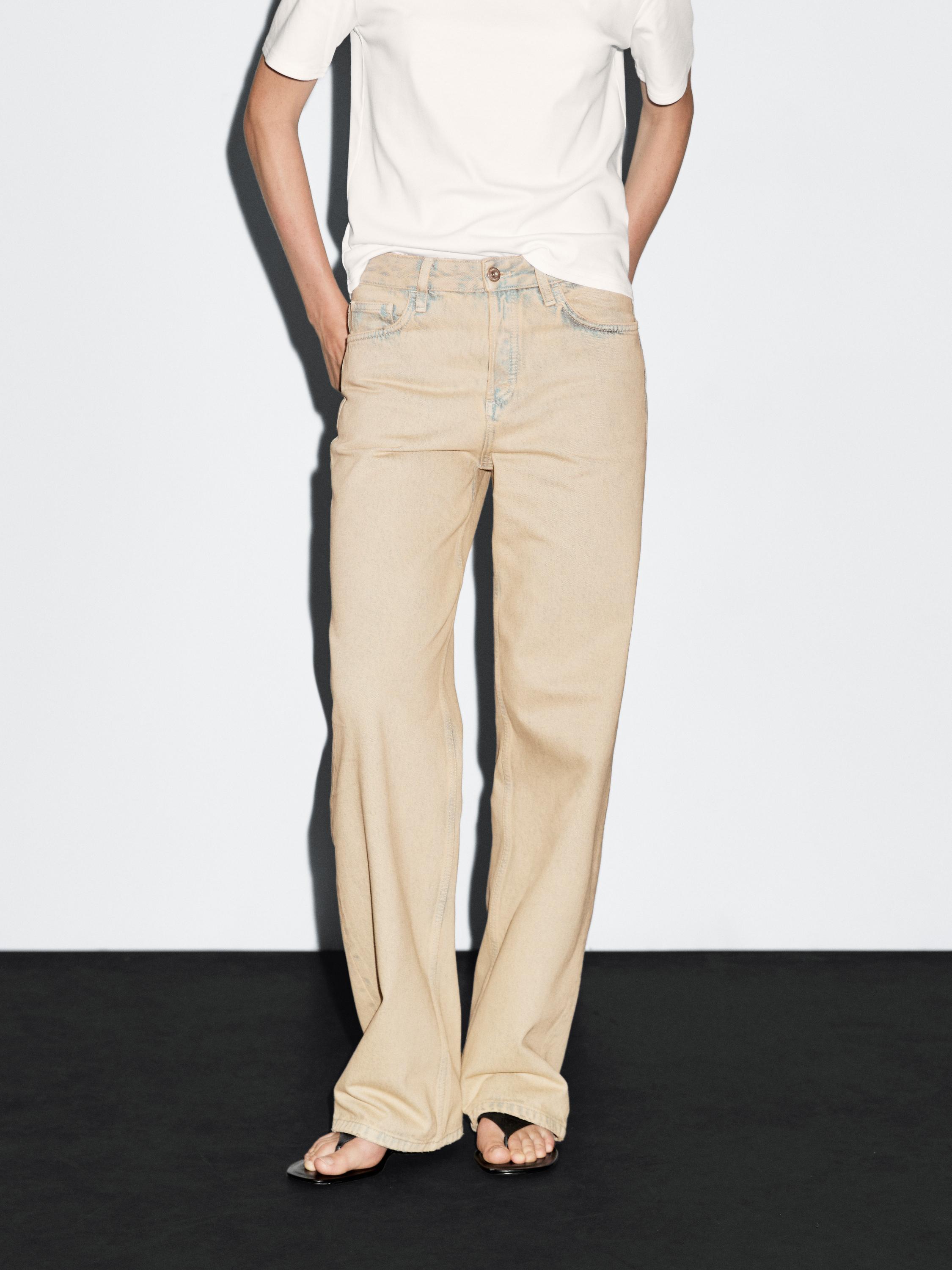★ Massimo Dutti★ Mid-waist wide leg cotton jeans 05058658 05058658432-o10.jpg?ts=