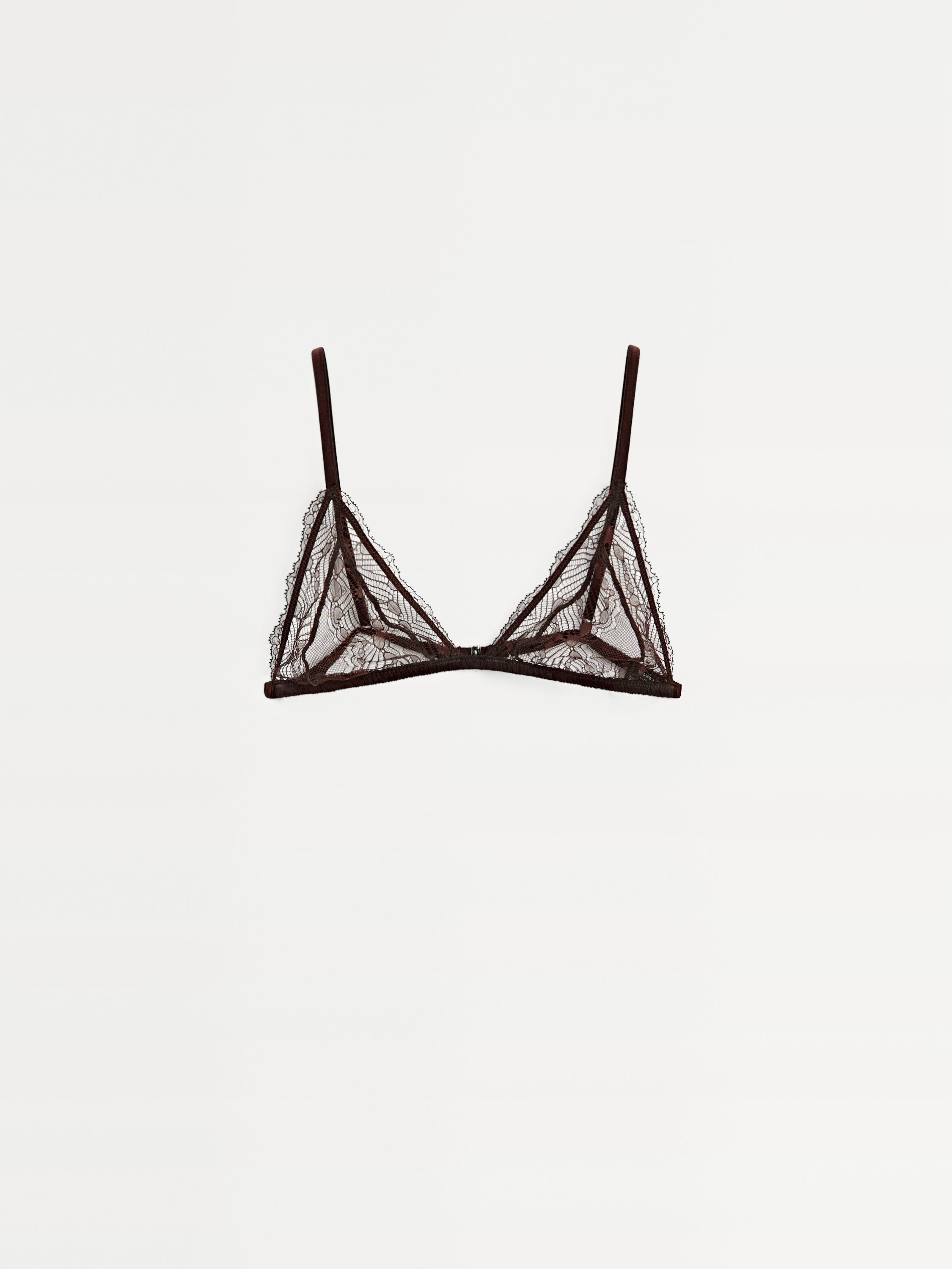 Triangel-Spitzen-BH