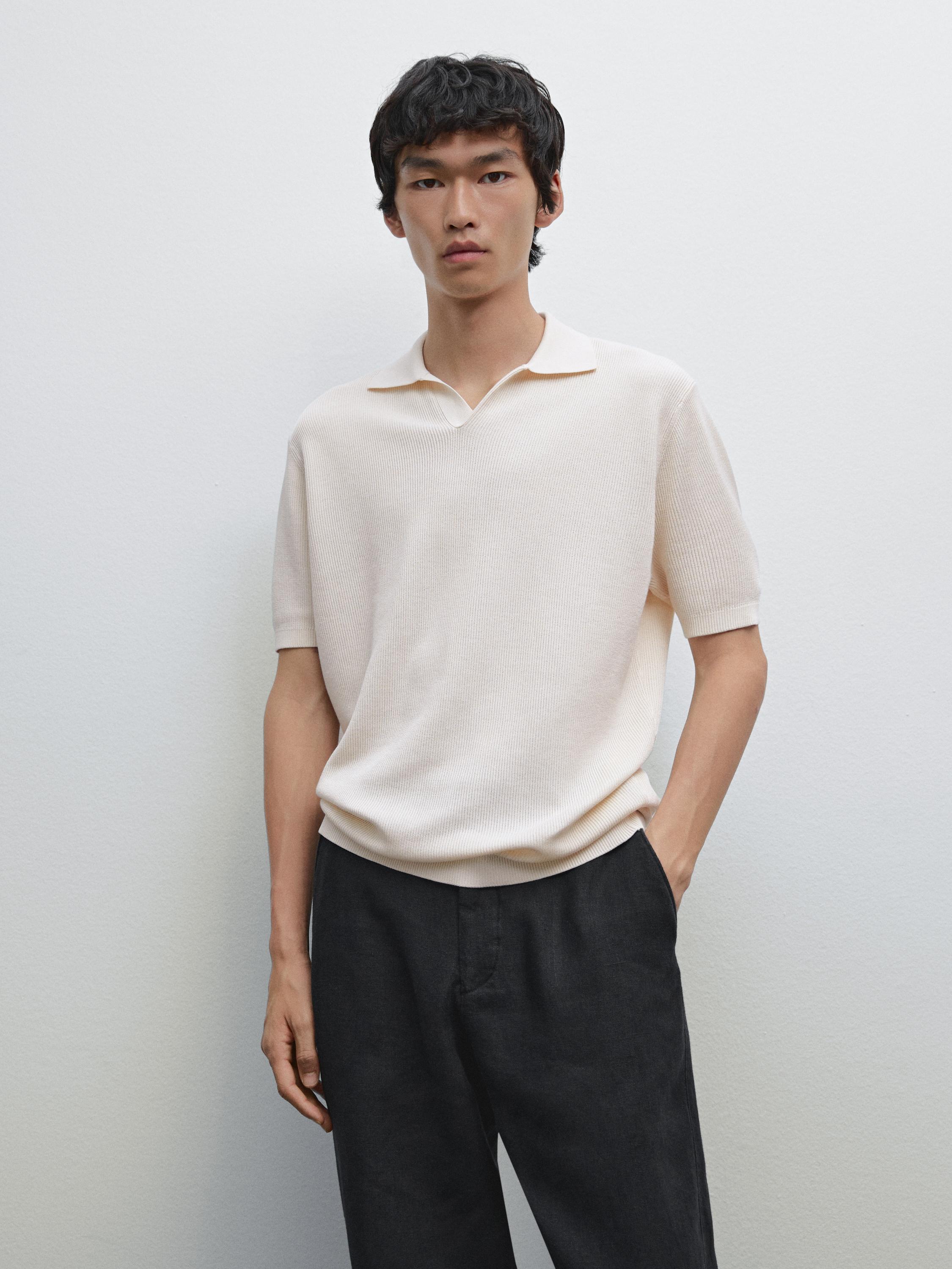 Polo manches courtes en coton mercerisé