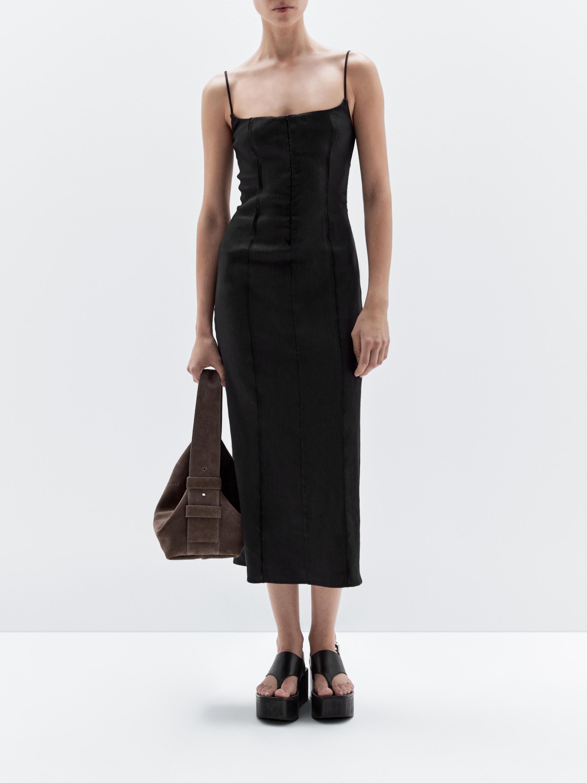 Sac porté épaule en croûte de cuir