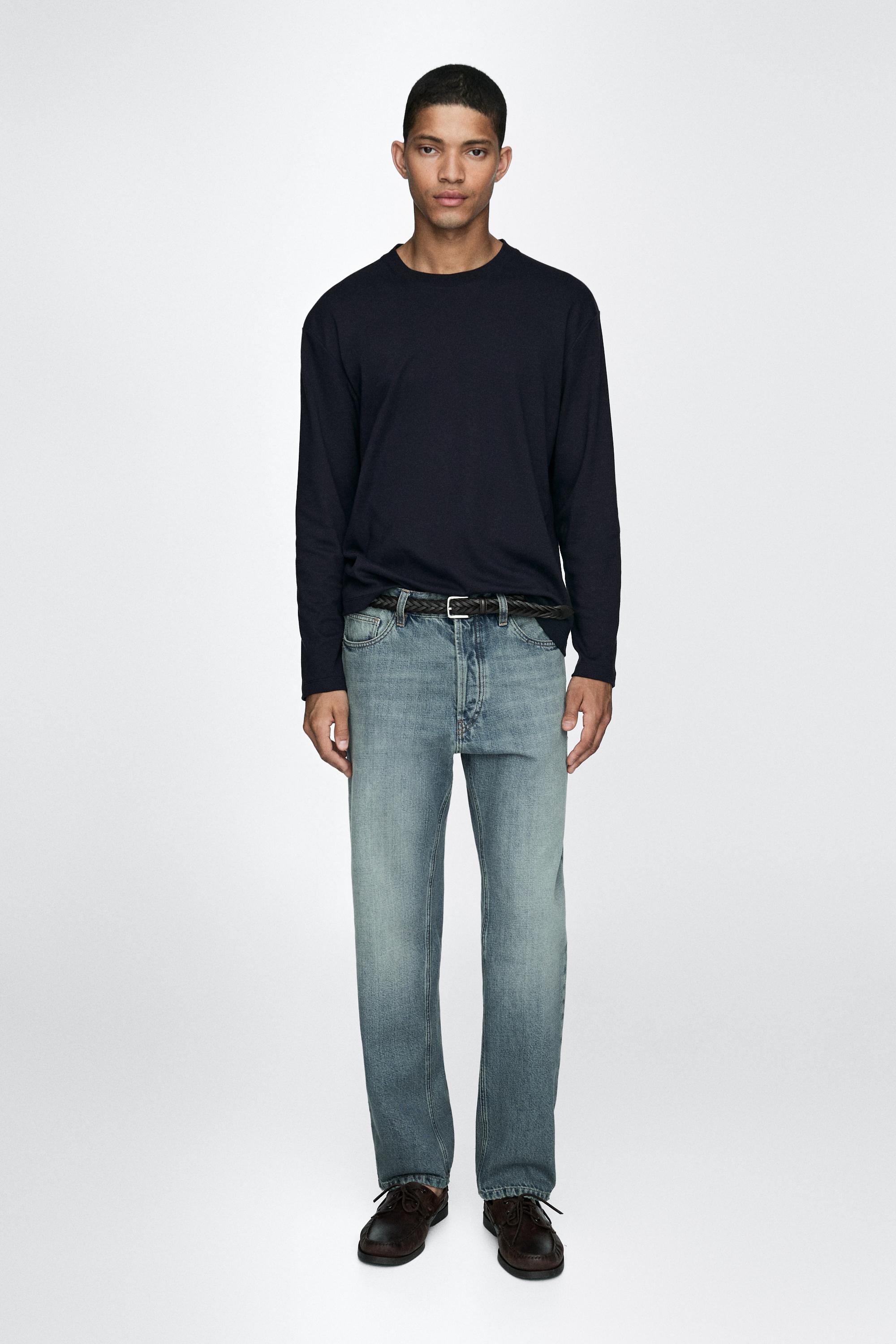 Straight-leg jeans — Light Blue