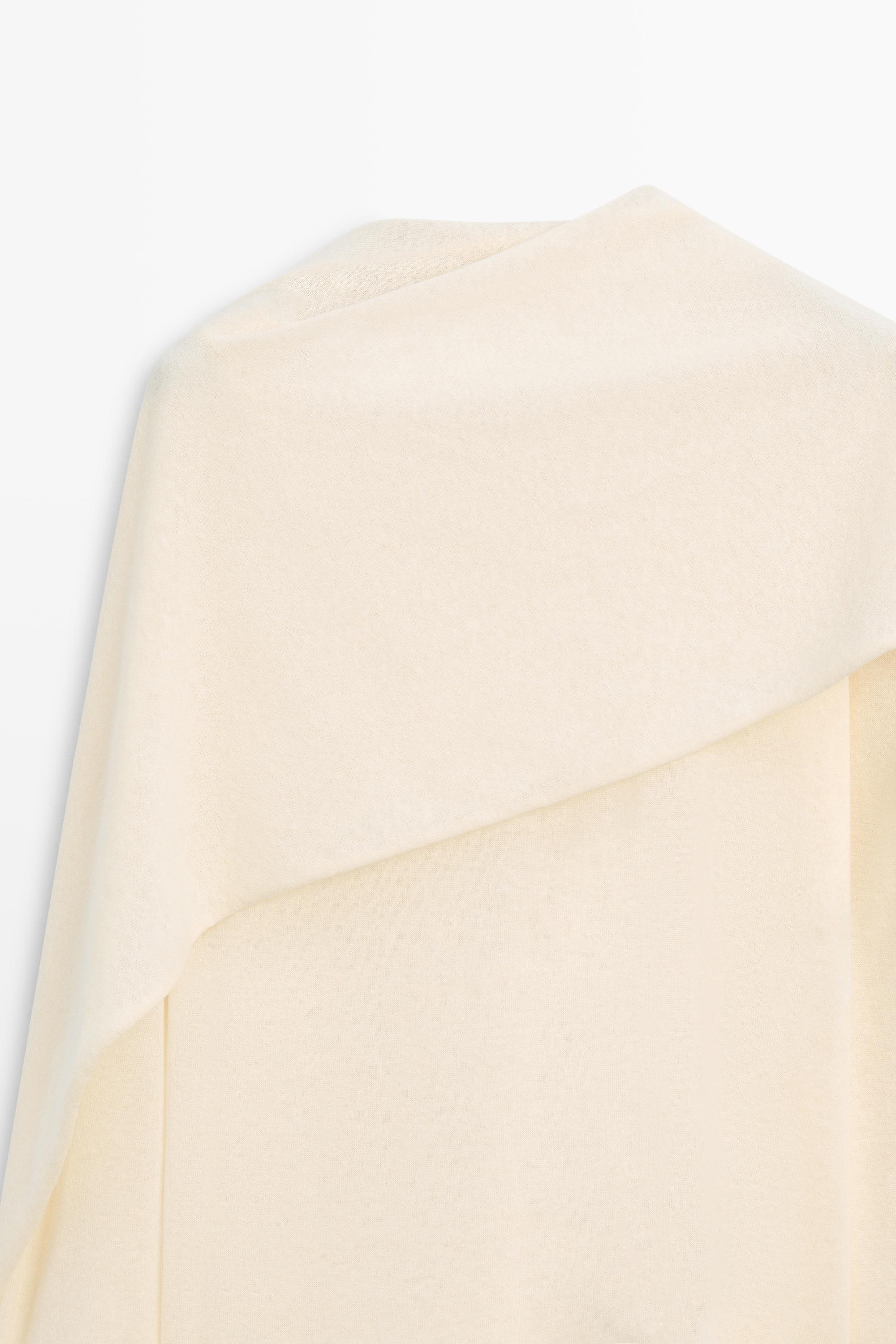 Total look flowing tunic dress — Vanilla