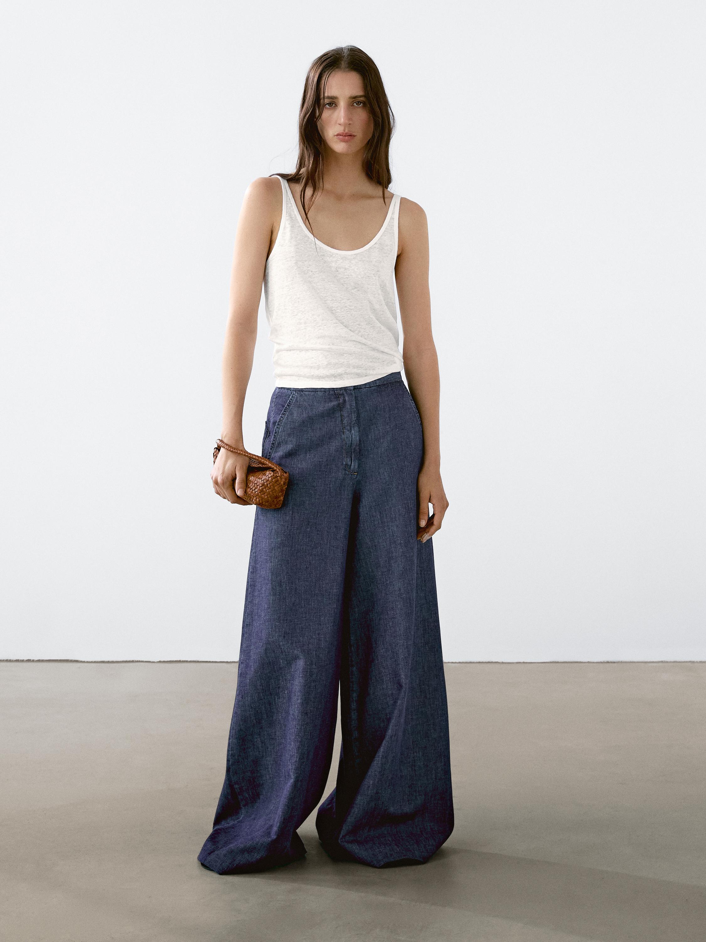 Ropa Camisetas Massimo Dutti Mujer Camiseta Camisolas Dama