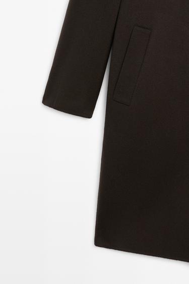100% double-faced cashmere coat — BROWN 7