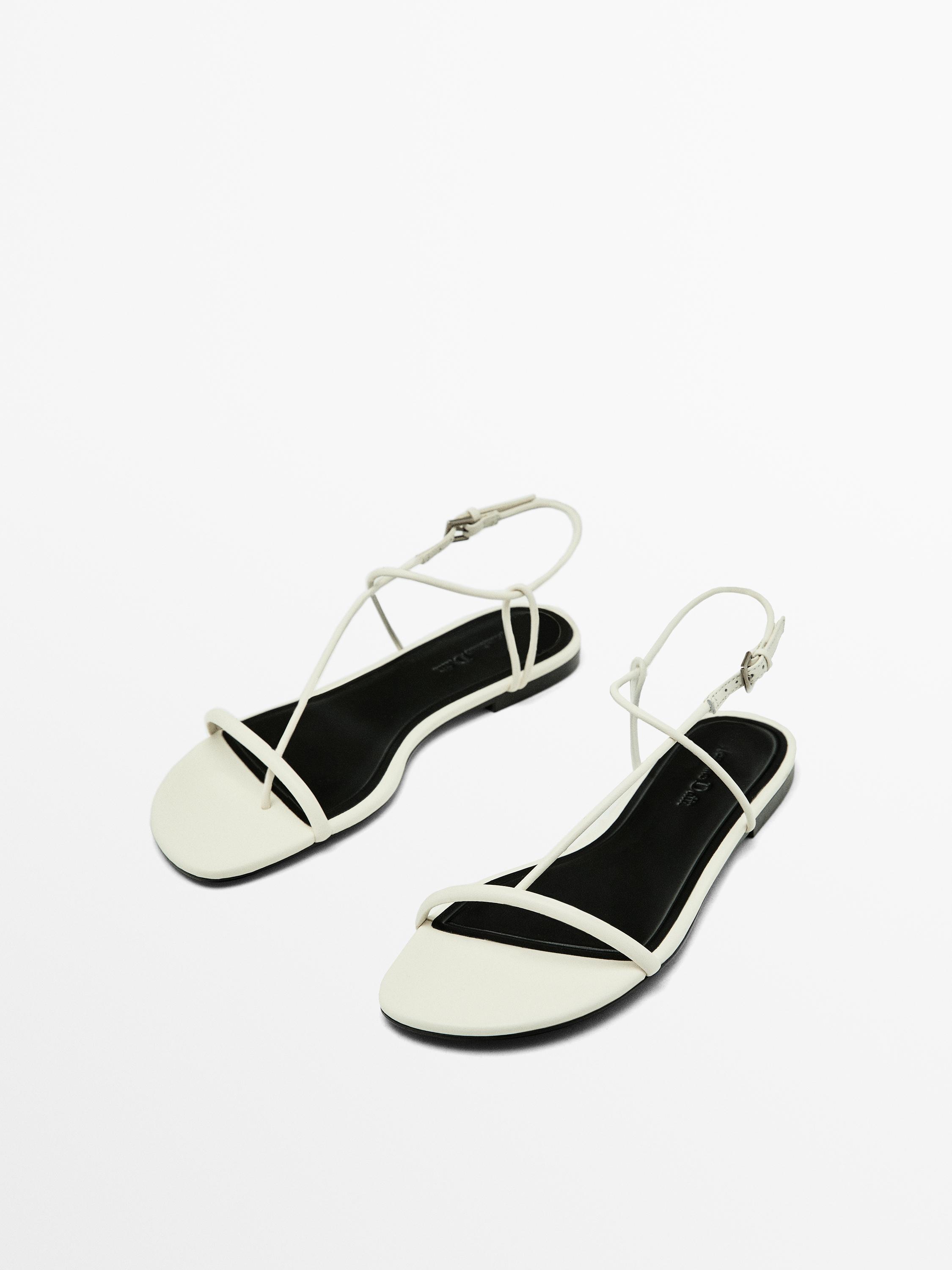 Flat multi strap sandals