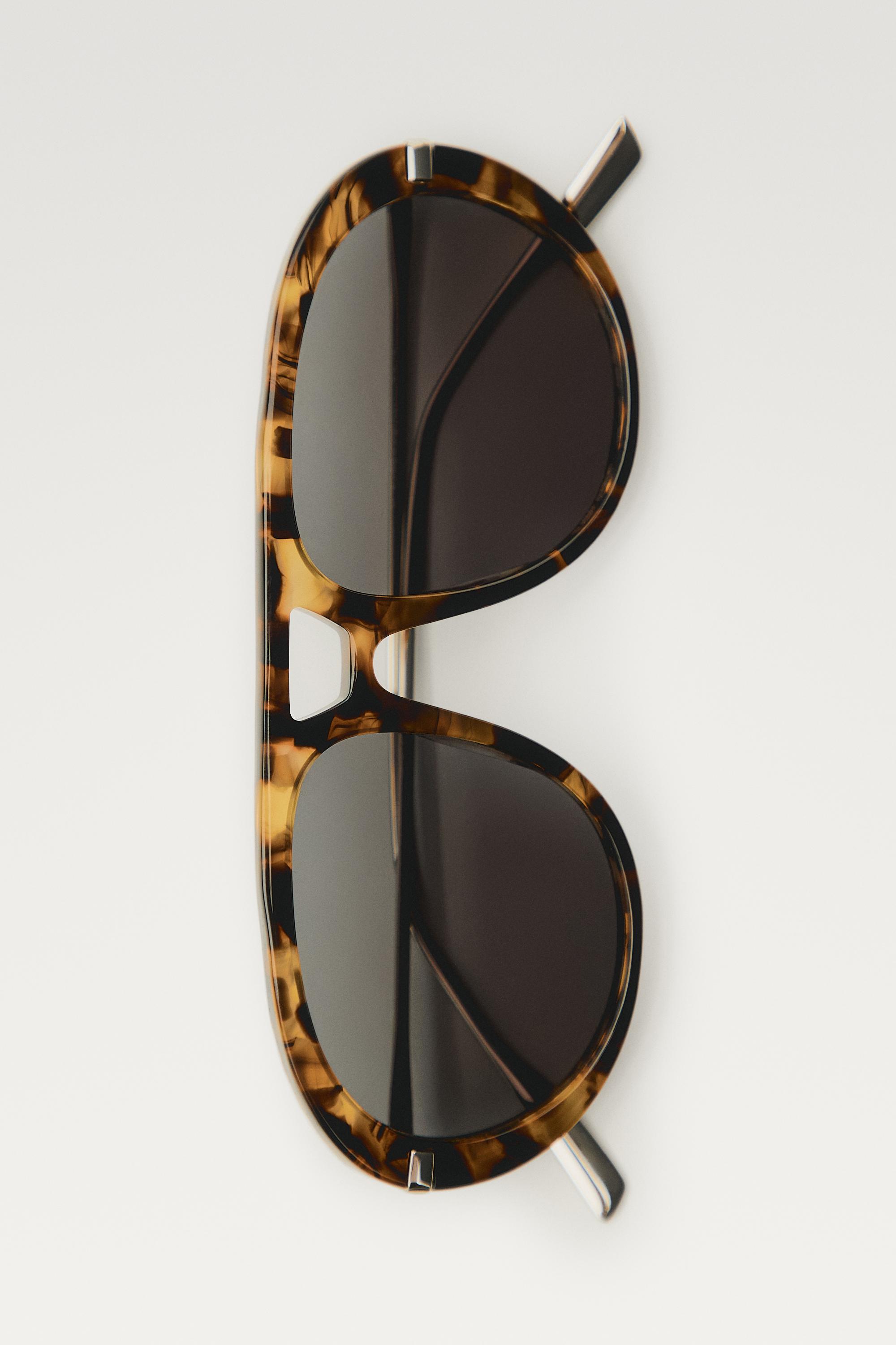 Aviator sunglasses — BROWN