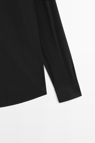 Slim fit stretch shirt — BLACK 7