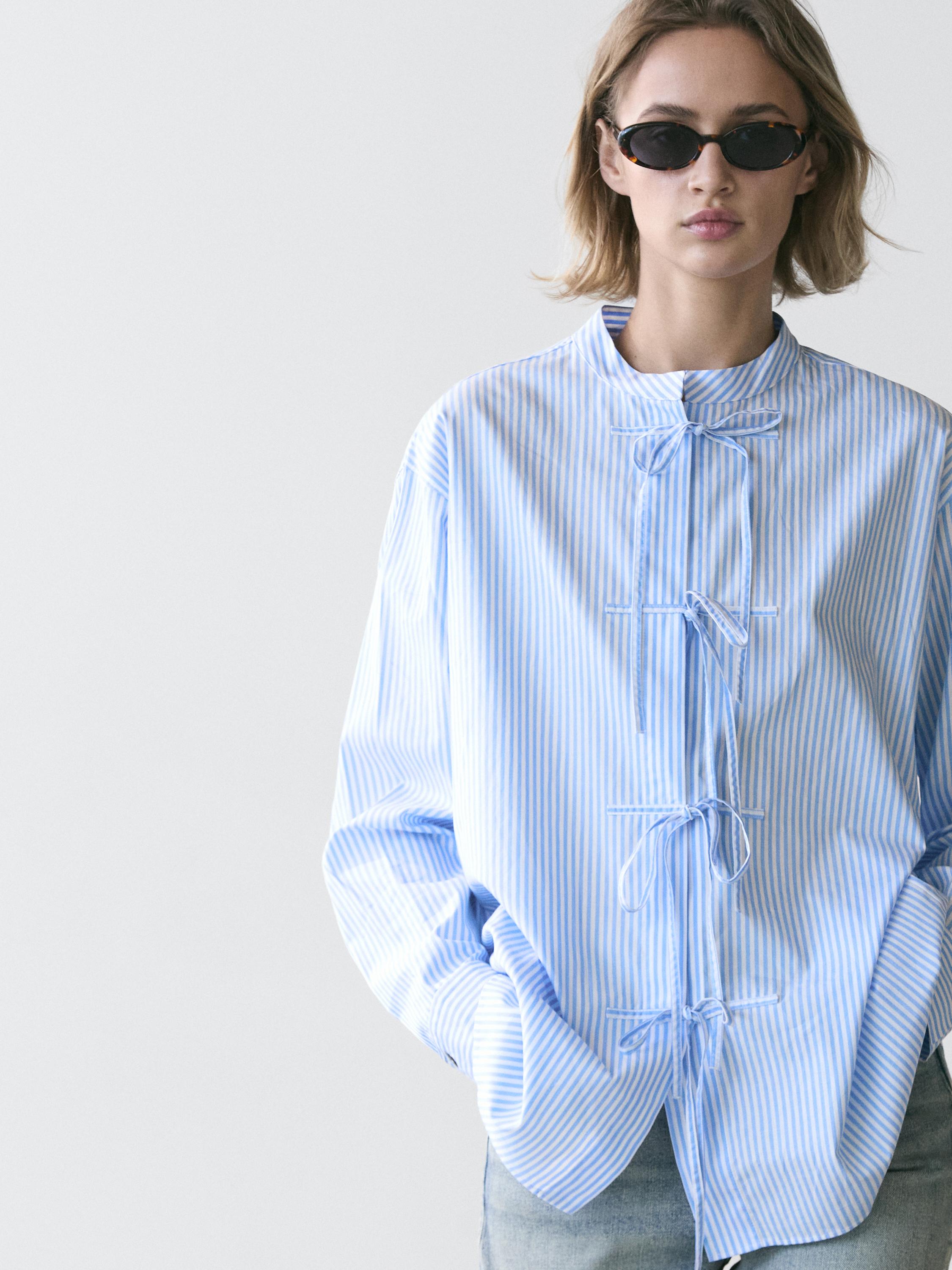 100% cotton striped shirt