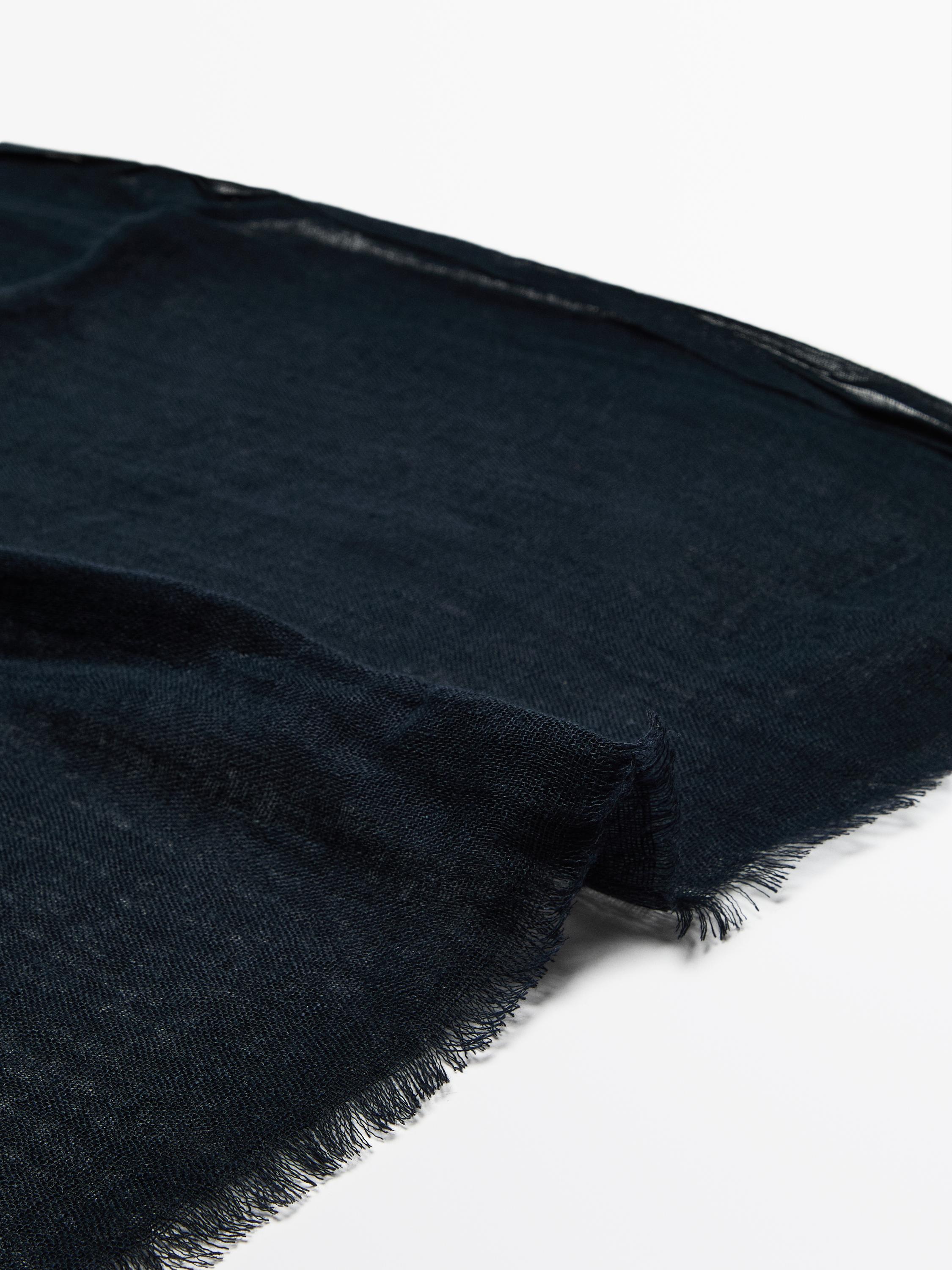 100% linen scarf