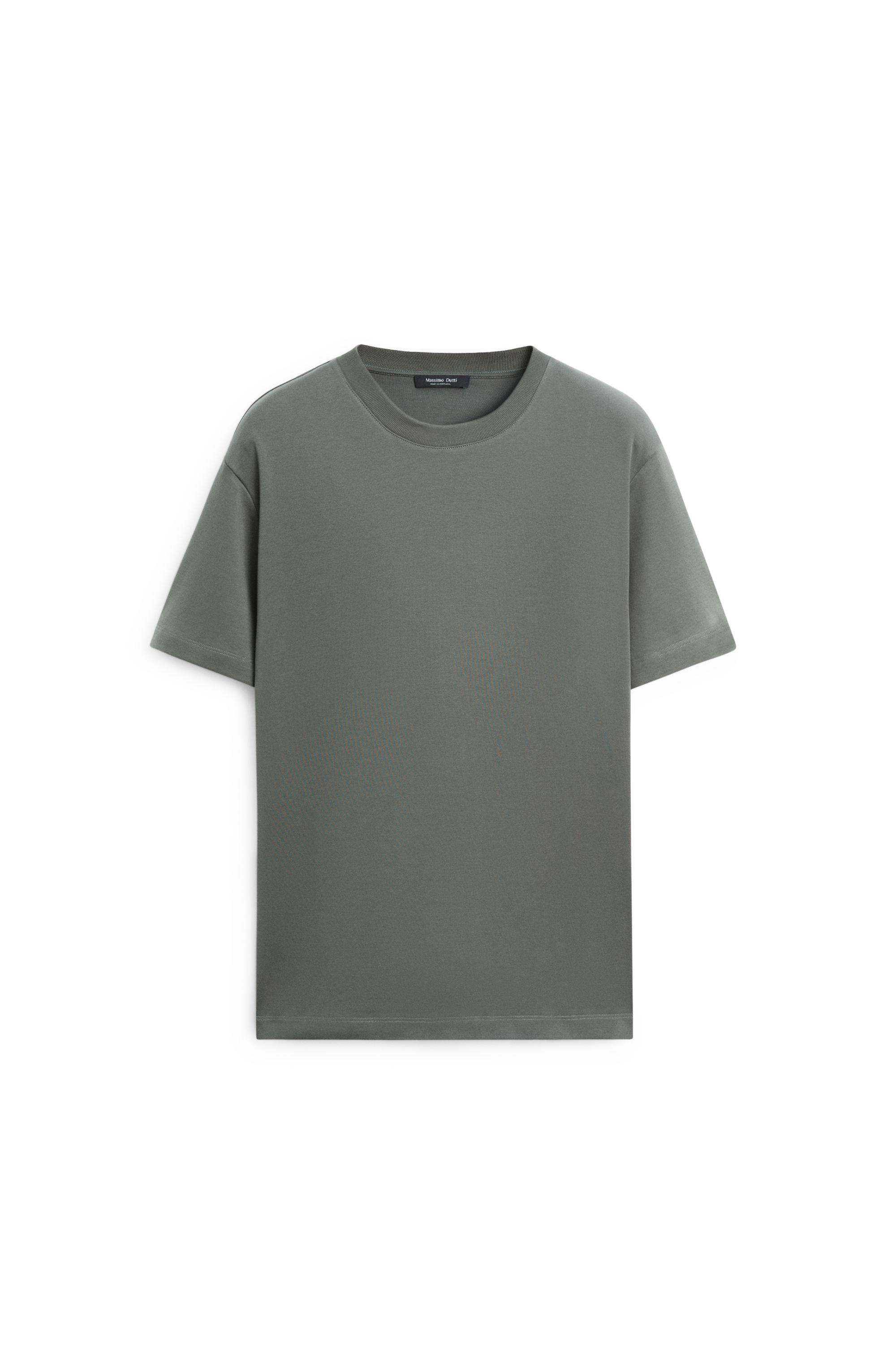 100% cotton short sleeve T-shirt — GREEN