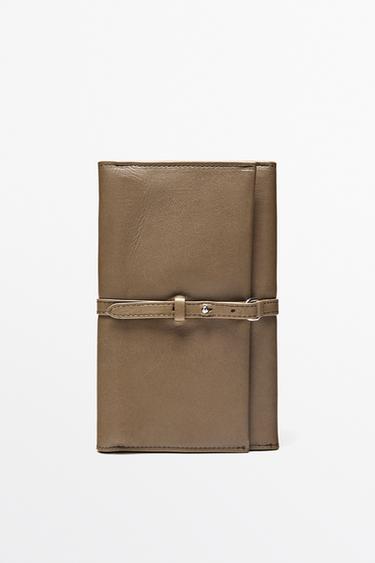 Nappa leather jewelry case — MOLE BROWN 1