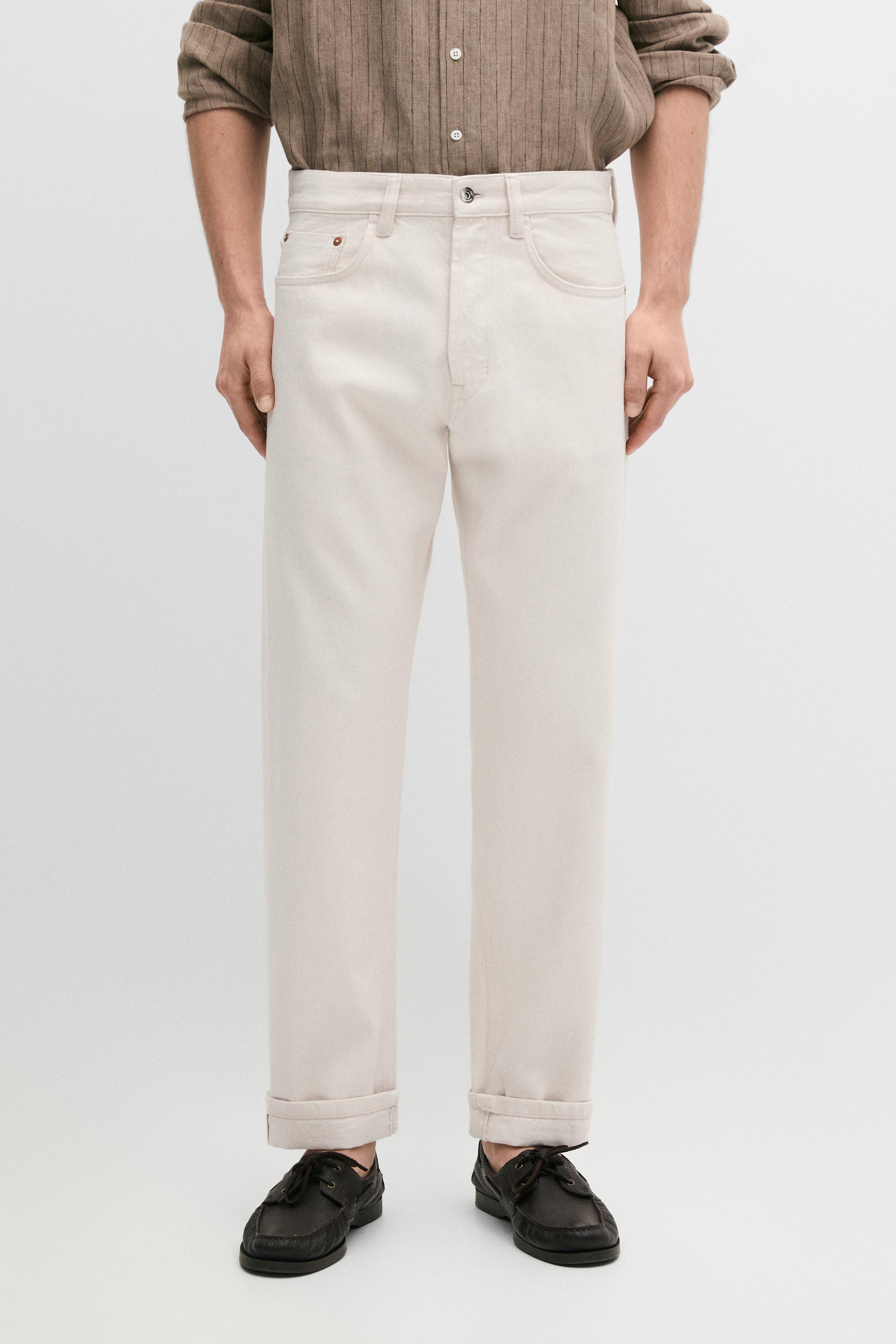 Selvedge fit jeans — CREAM