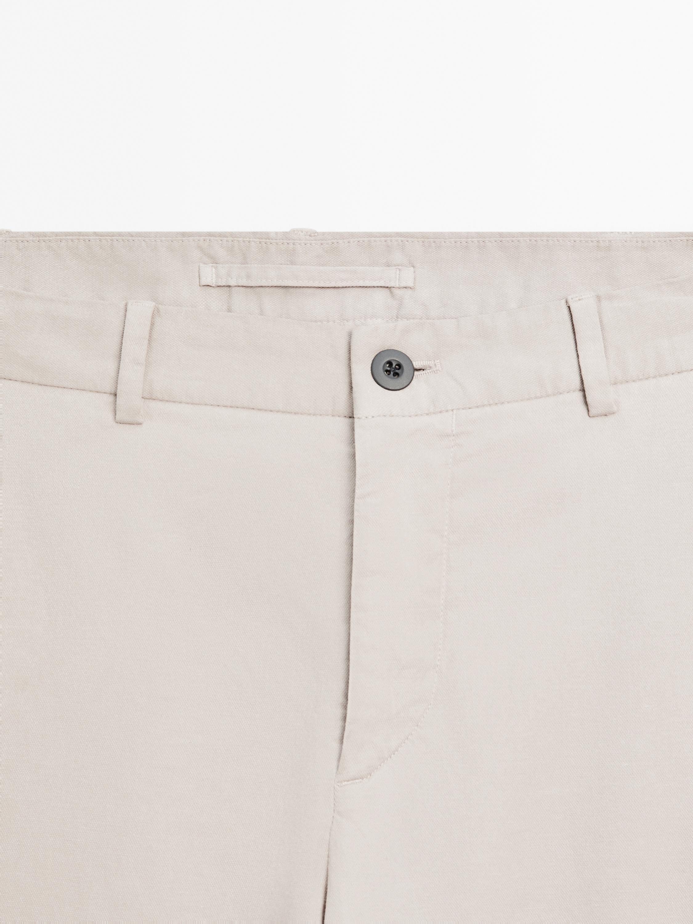 Slim fit trousers
