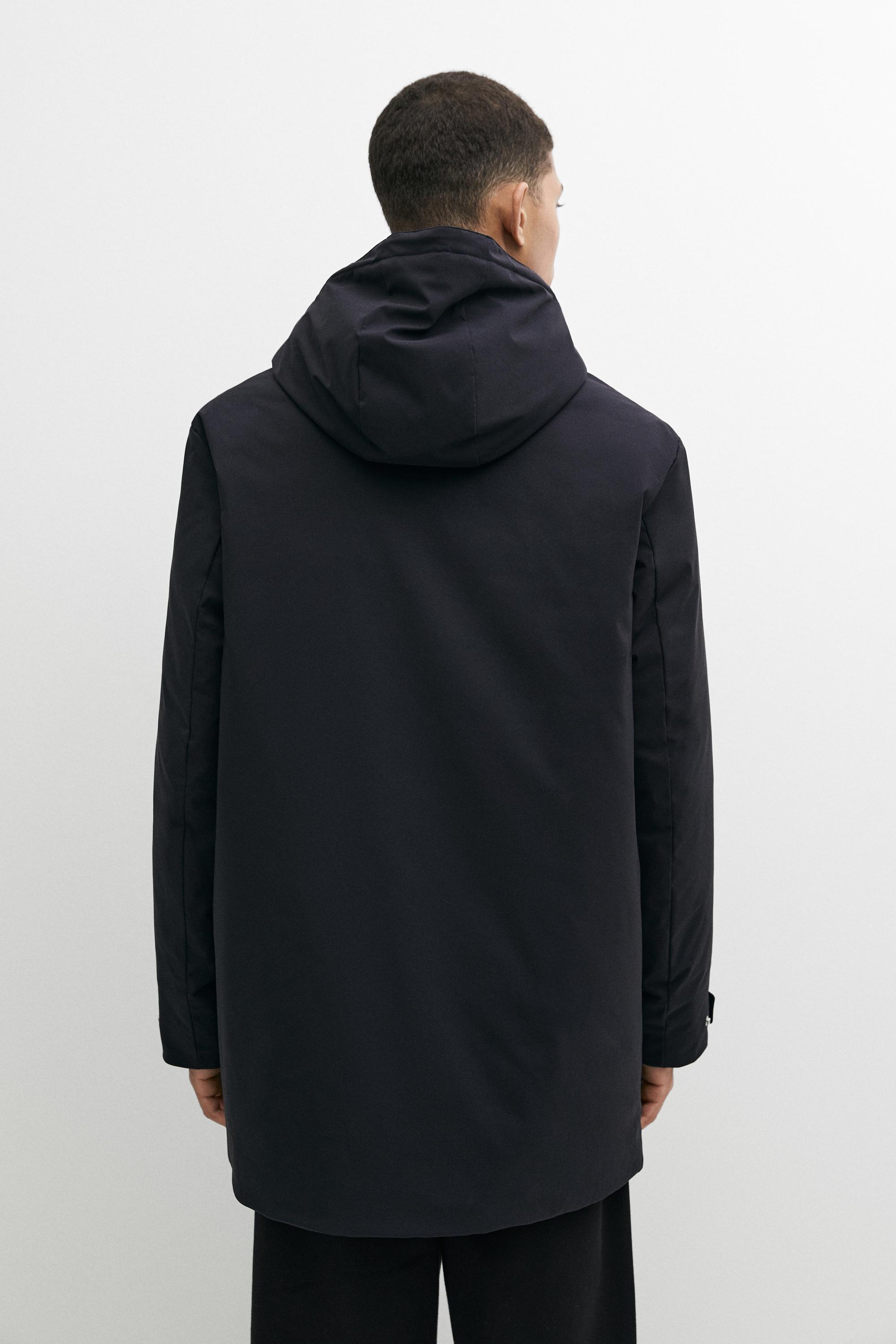 Long quilted hooded parka - thumbnail 5