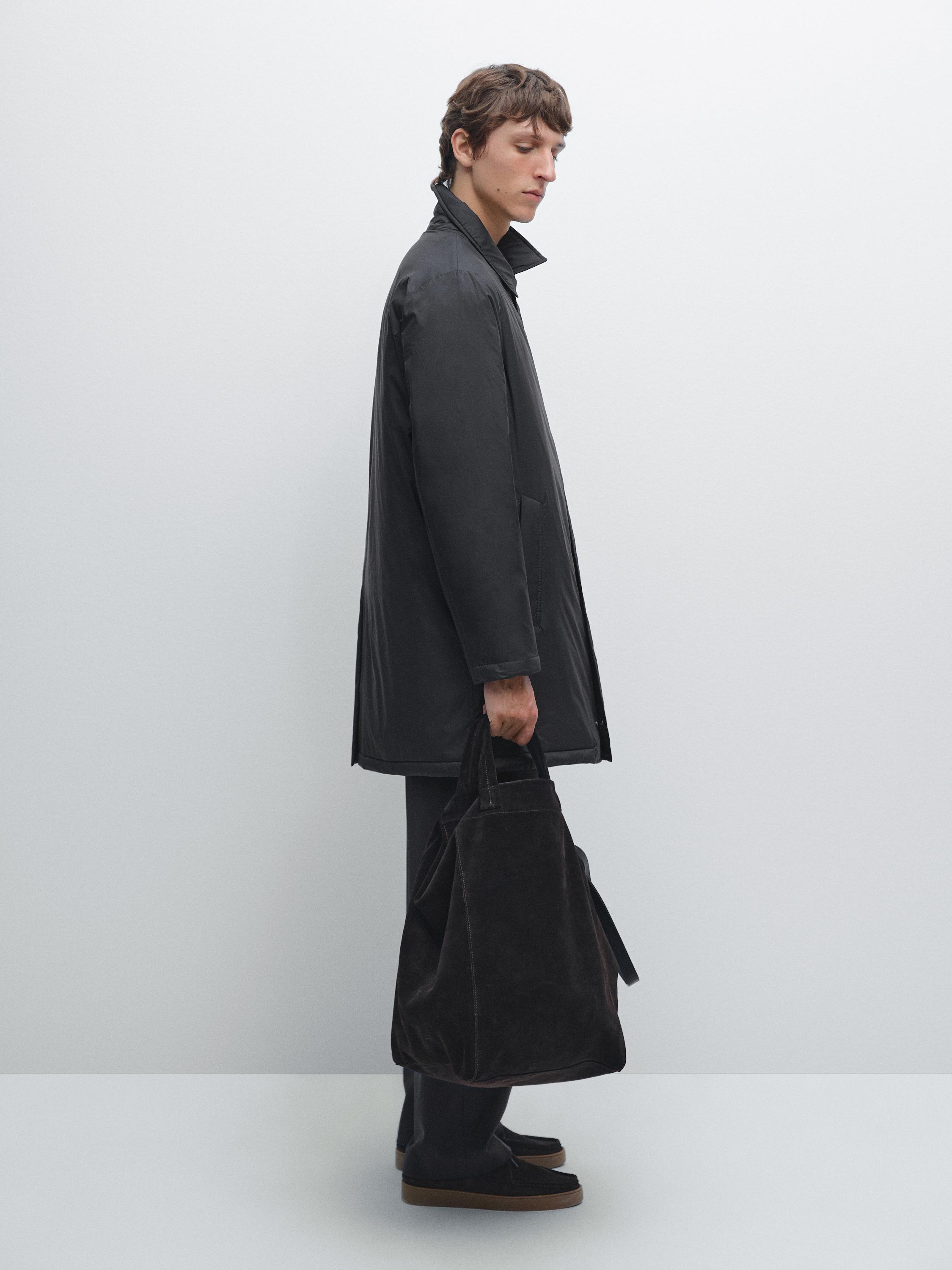 Непромокаемая парка из очень легкой смесовой ткани