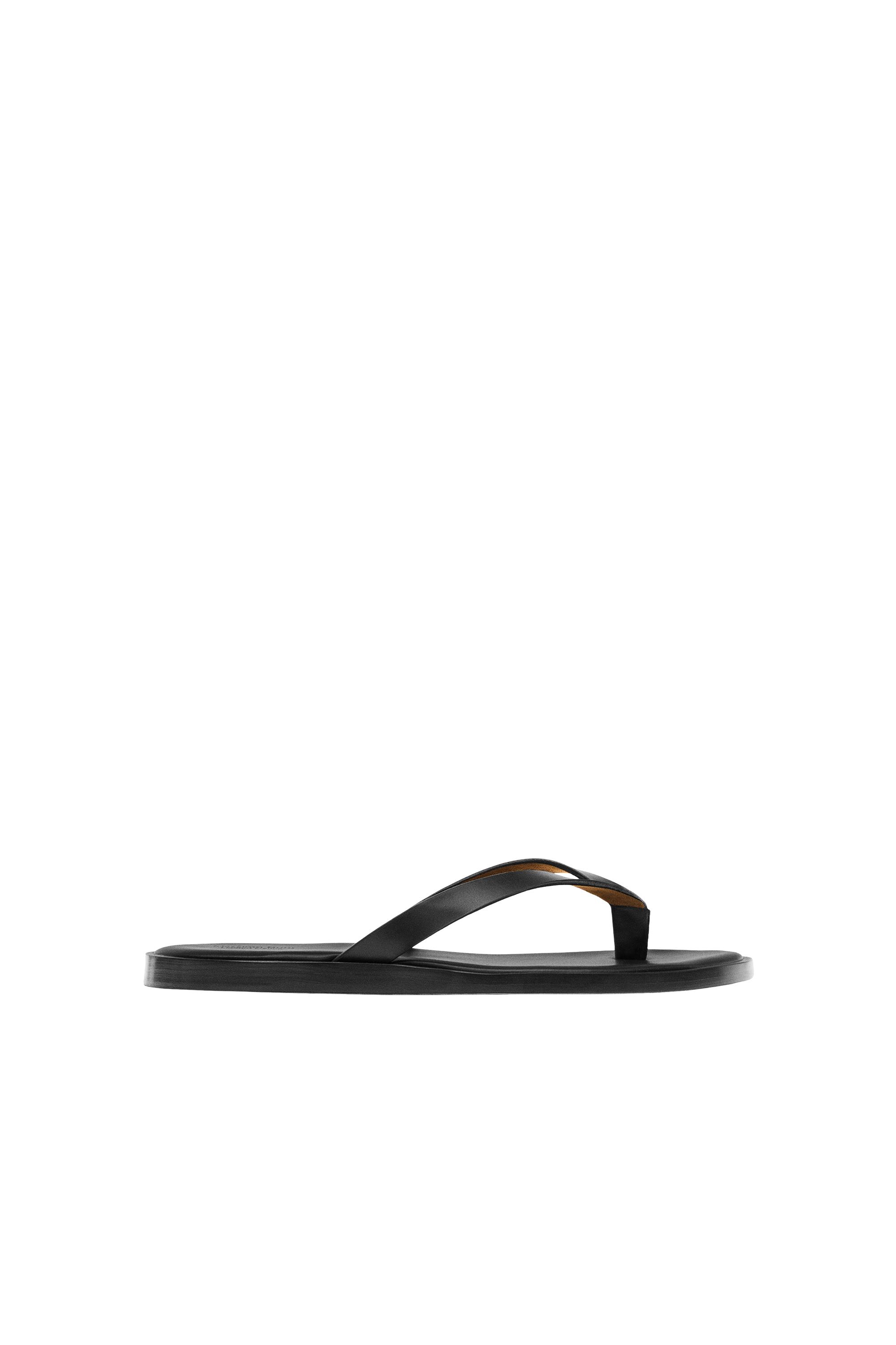 Nappa sandals with toe divider - Limited Edition — BLACK