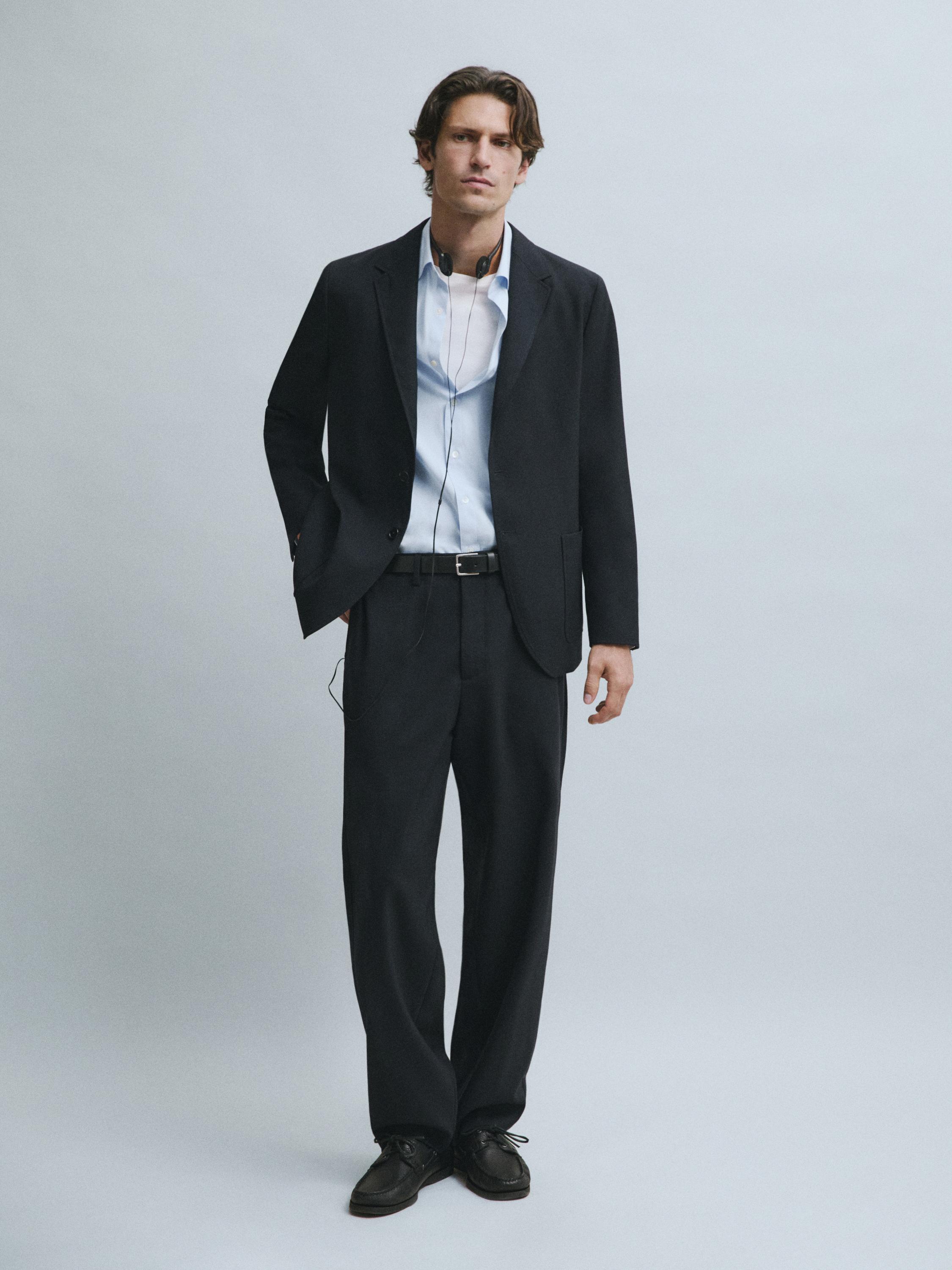 Blazer en laine froide