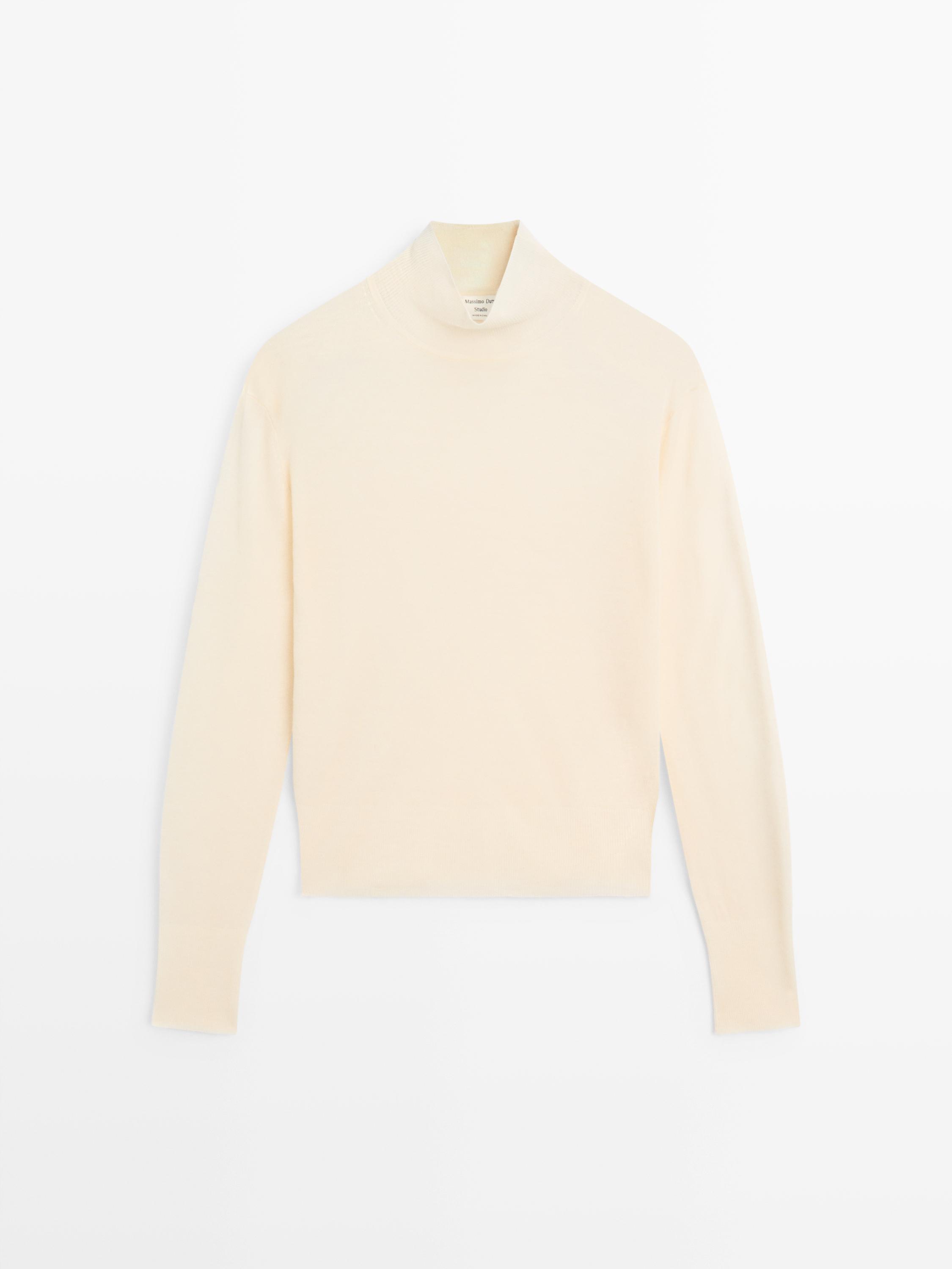 Jersey punto cuello perkins lana - STUDIO