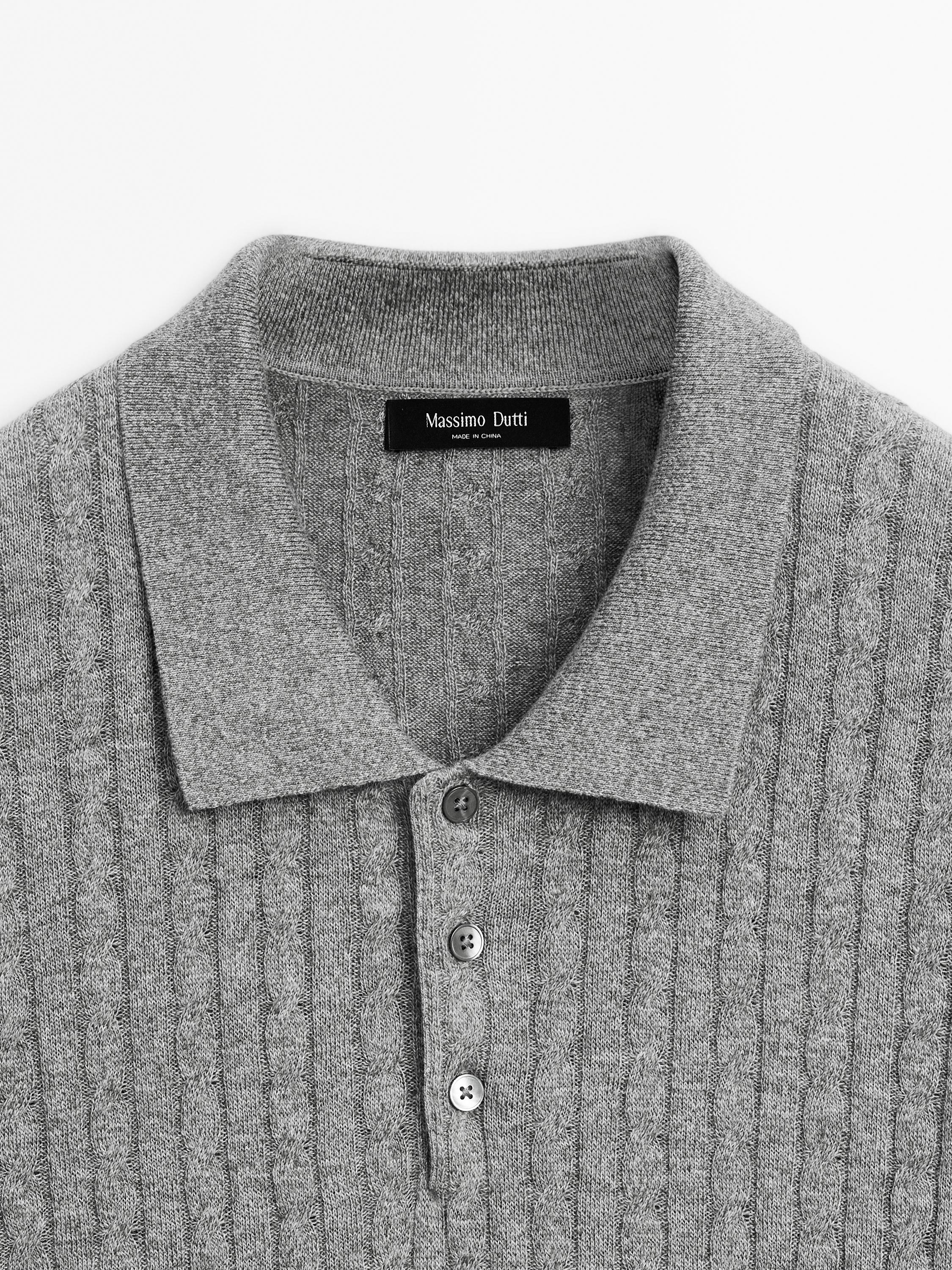 ★MASSIMO DUTTI★ リネンニットポロセーター ☆日本未入荷*Massimo Dutti*新作*ポロカラーリネンニット/EN☆