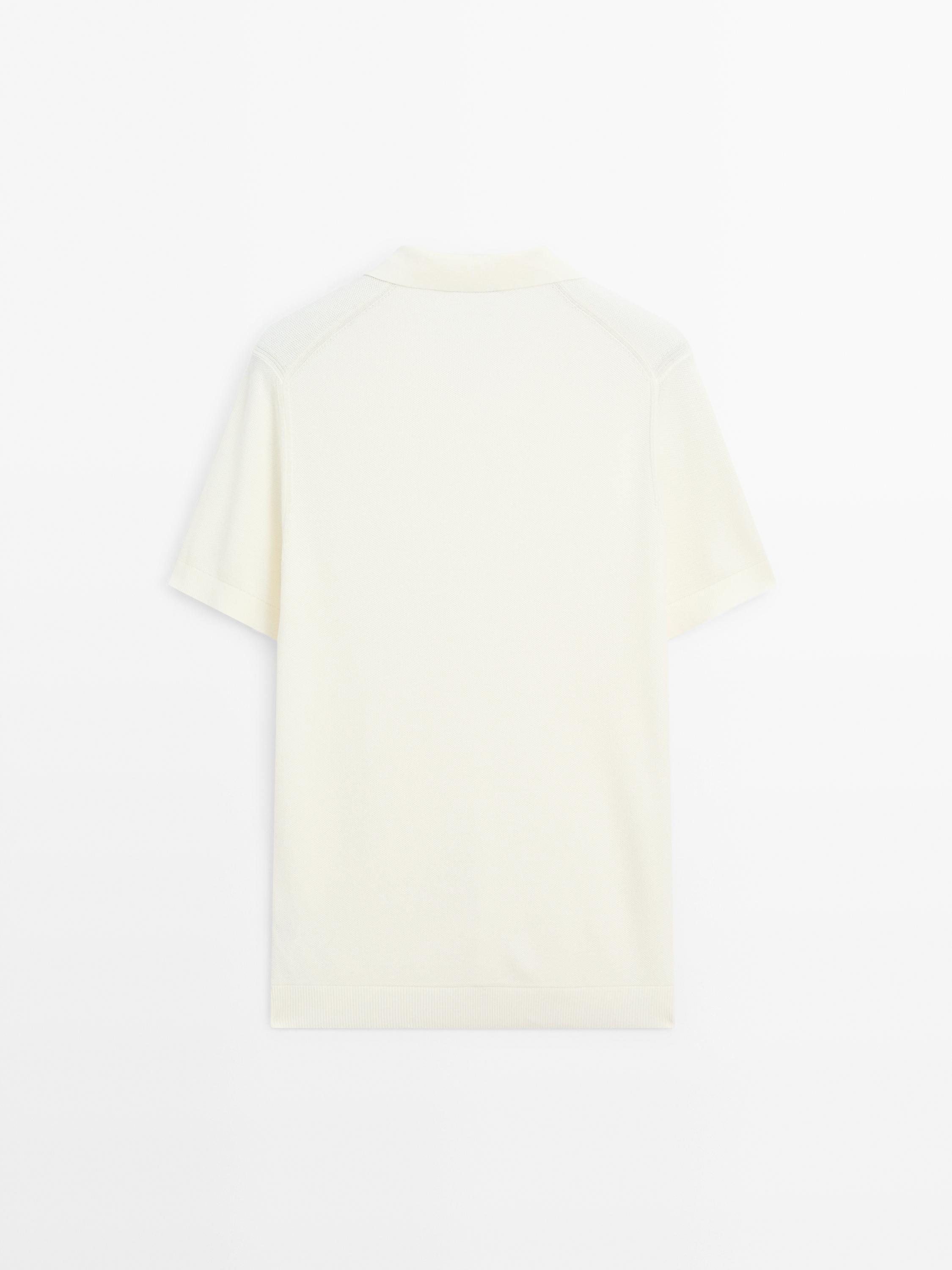 Jersey punto cuello polo 100% algodón