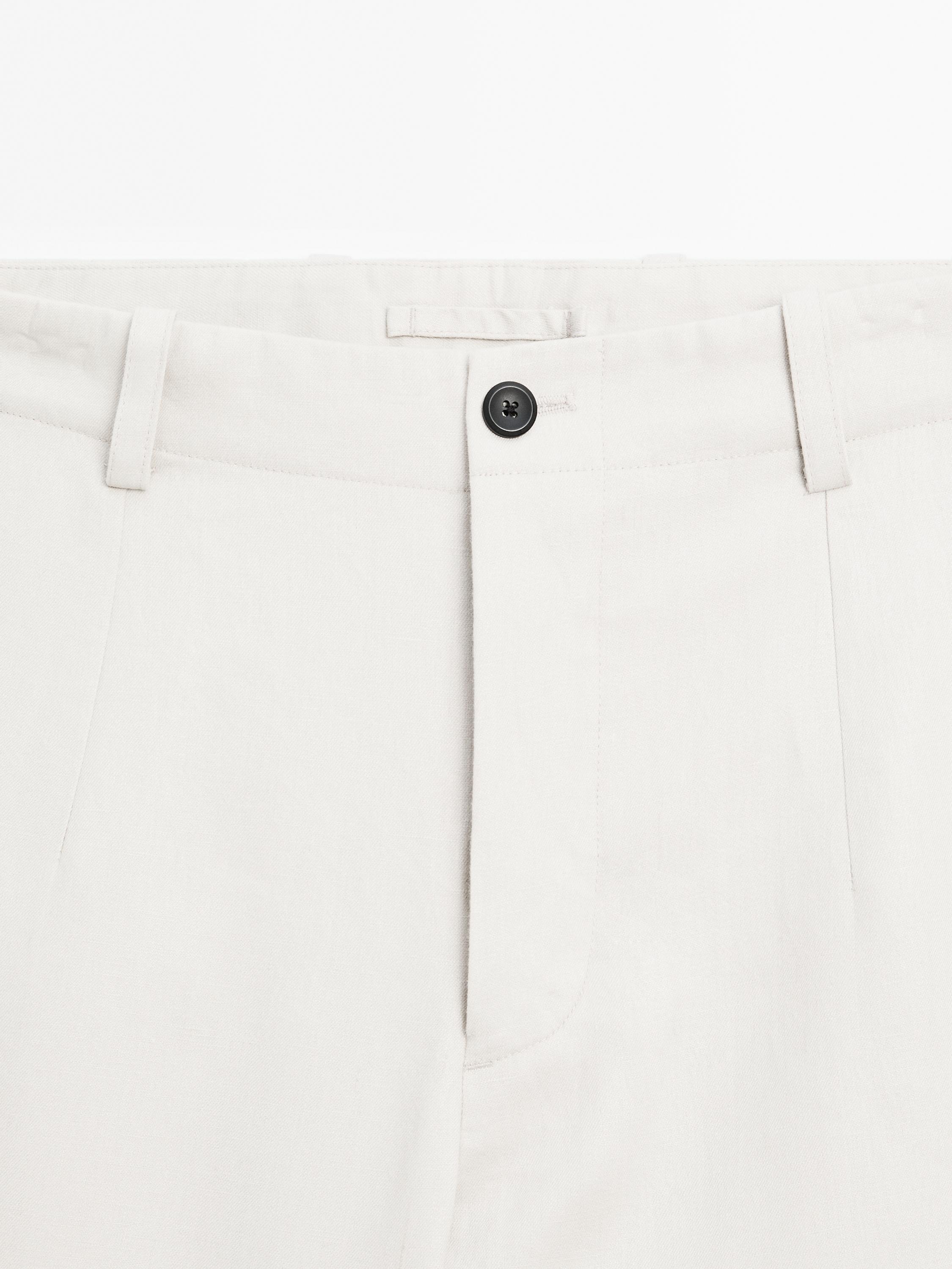 Pantaloni 100% lino