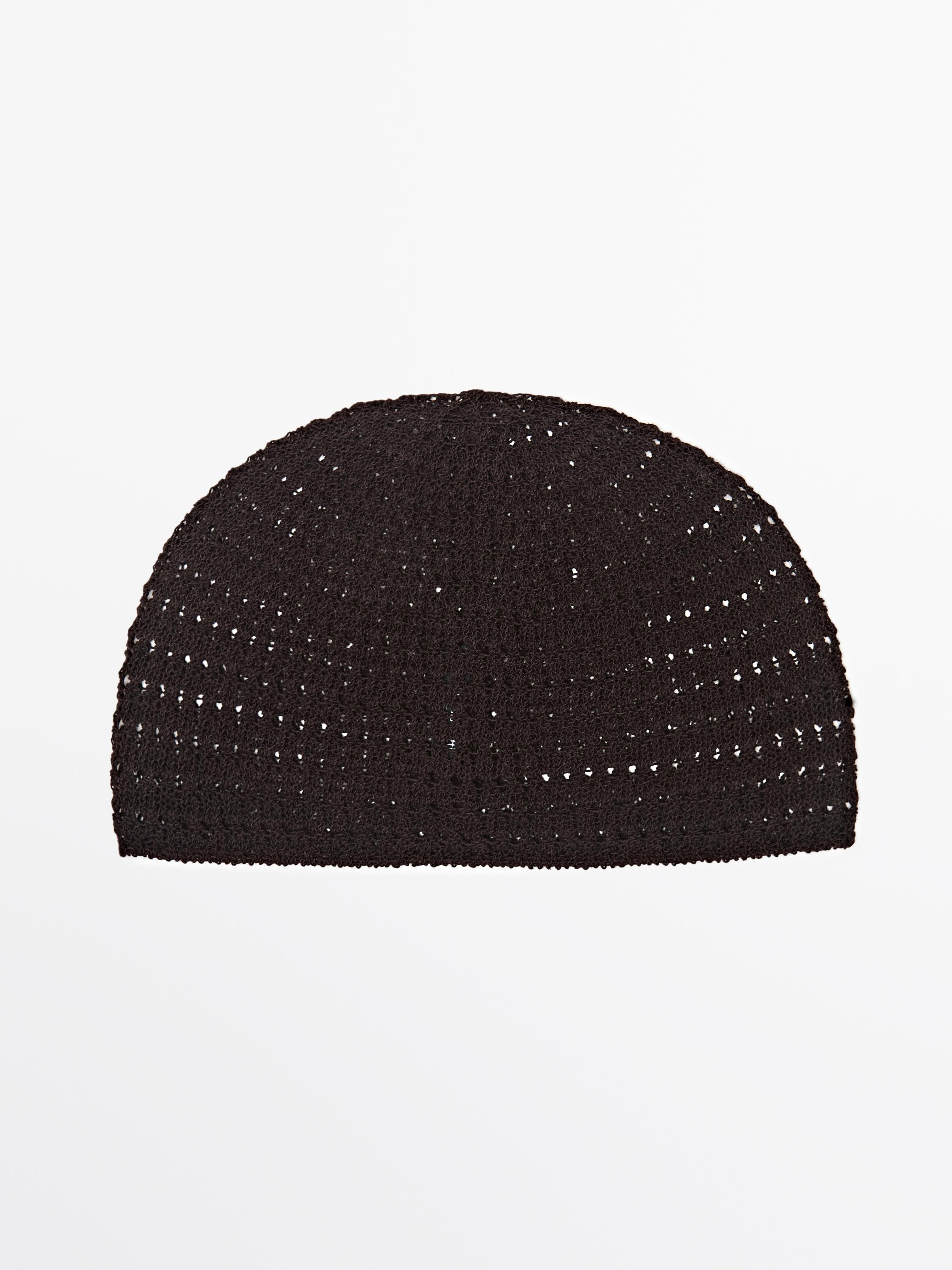 Gorro crochet mezcla algodón