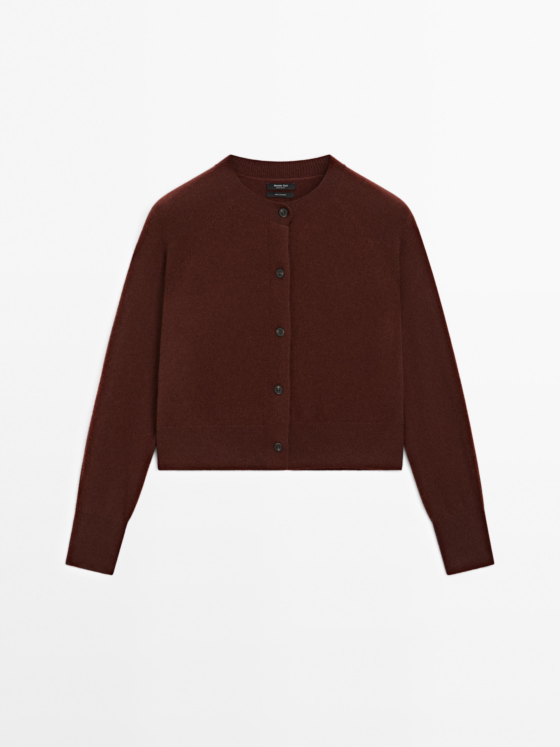 Cardigan manches longues 100 % cachemire
