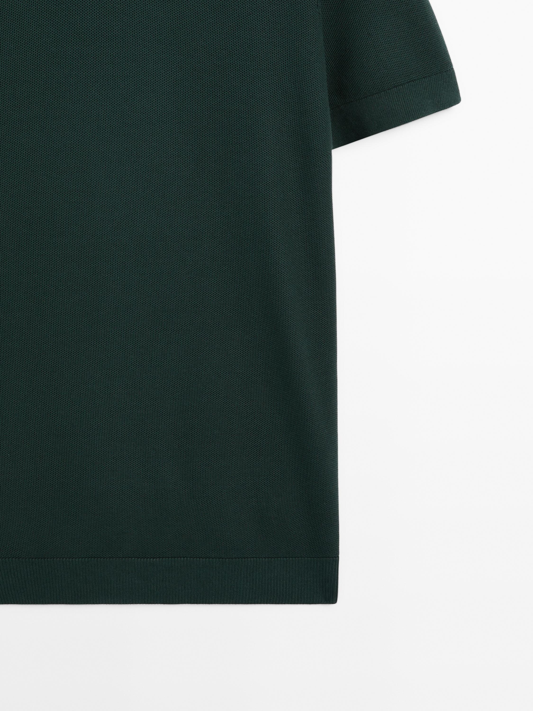 Jersey punto cuello polo 100% algodón