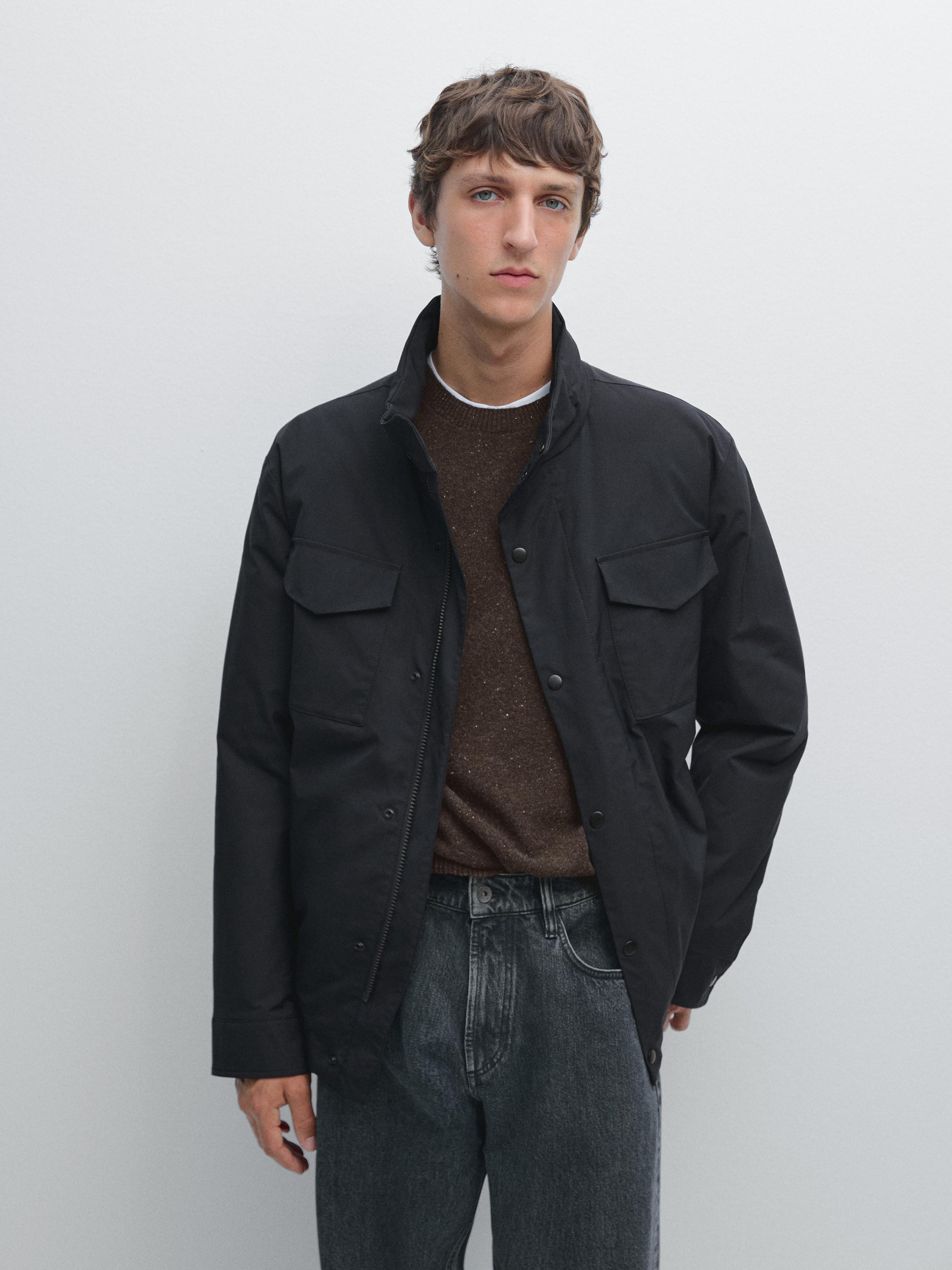 Water-repellent puffer jacket