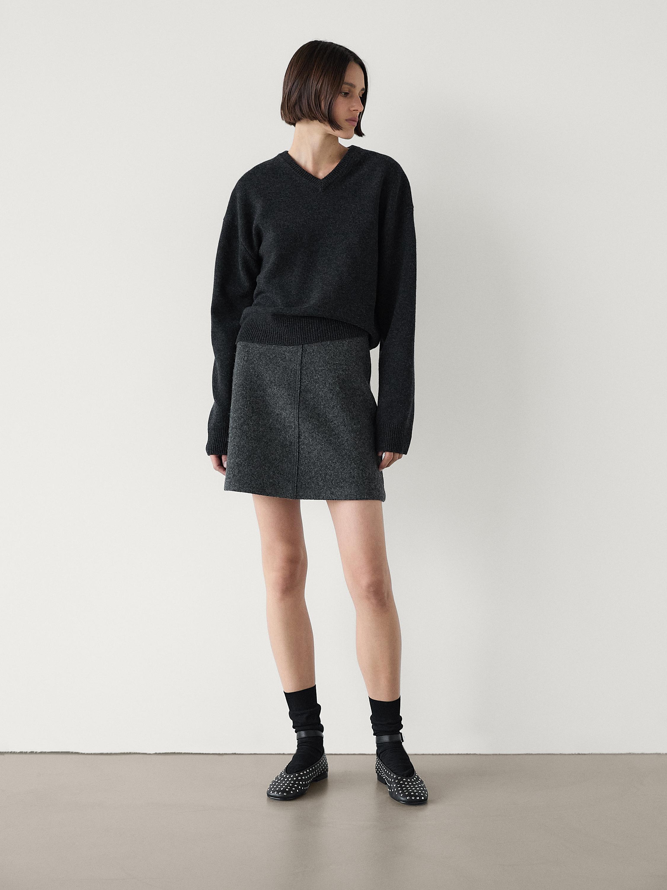 100% wool knit sweater