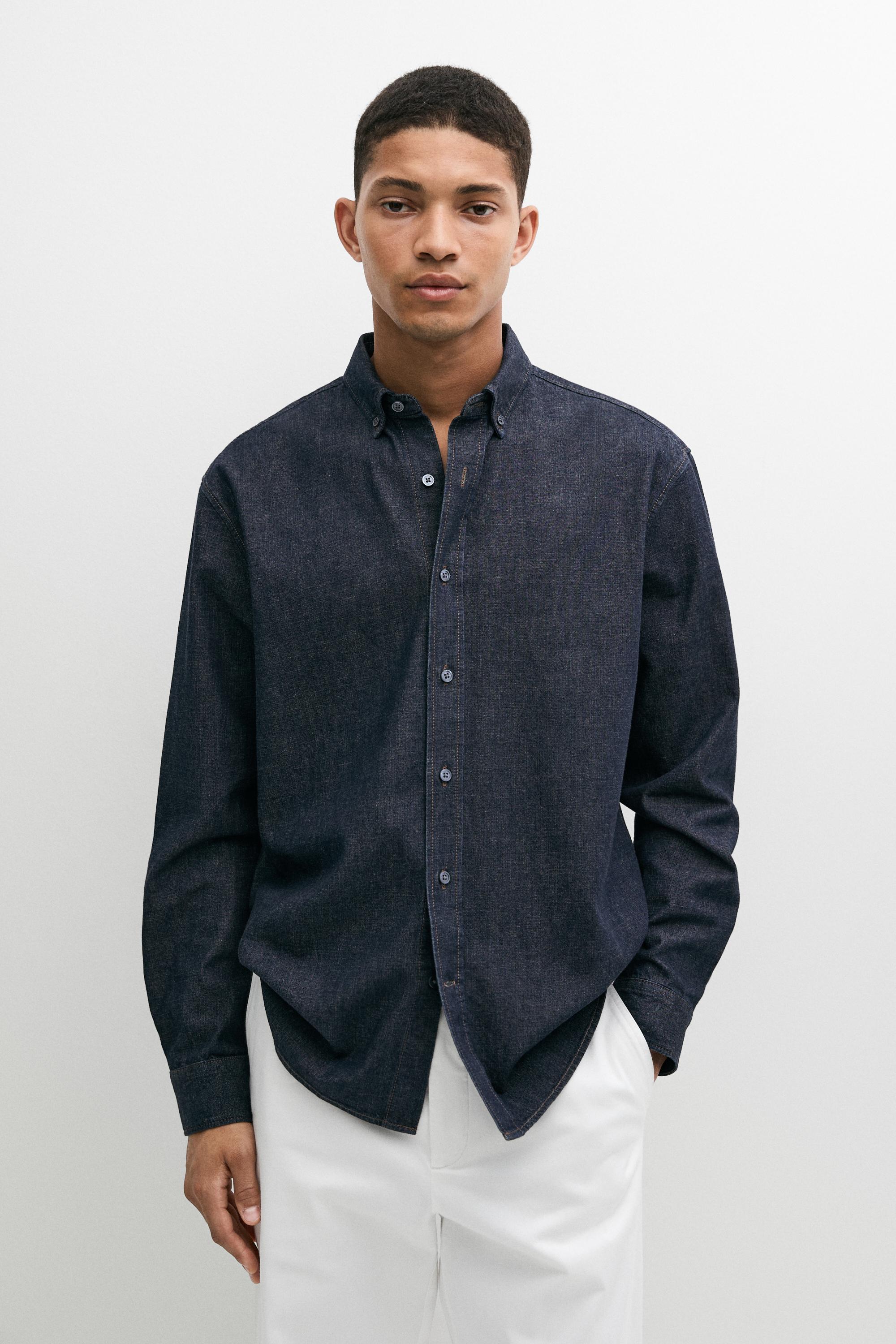 100% Cotton Regular Fit Denim Shirt