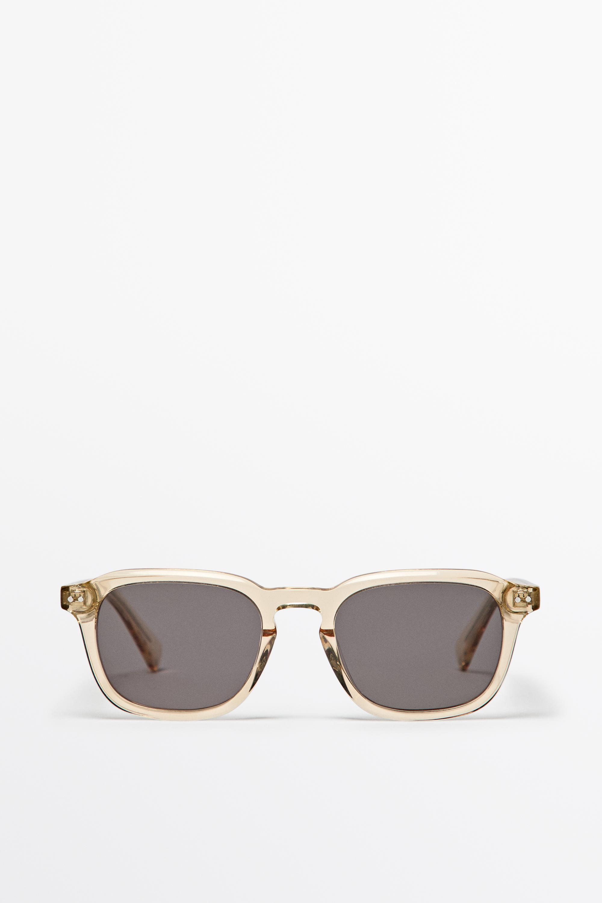 Square sunglasses — PALE YELLOW