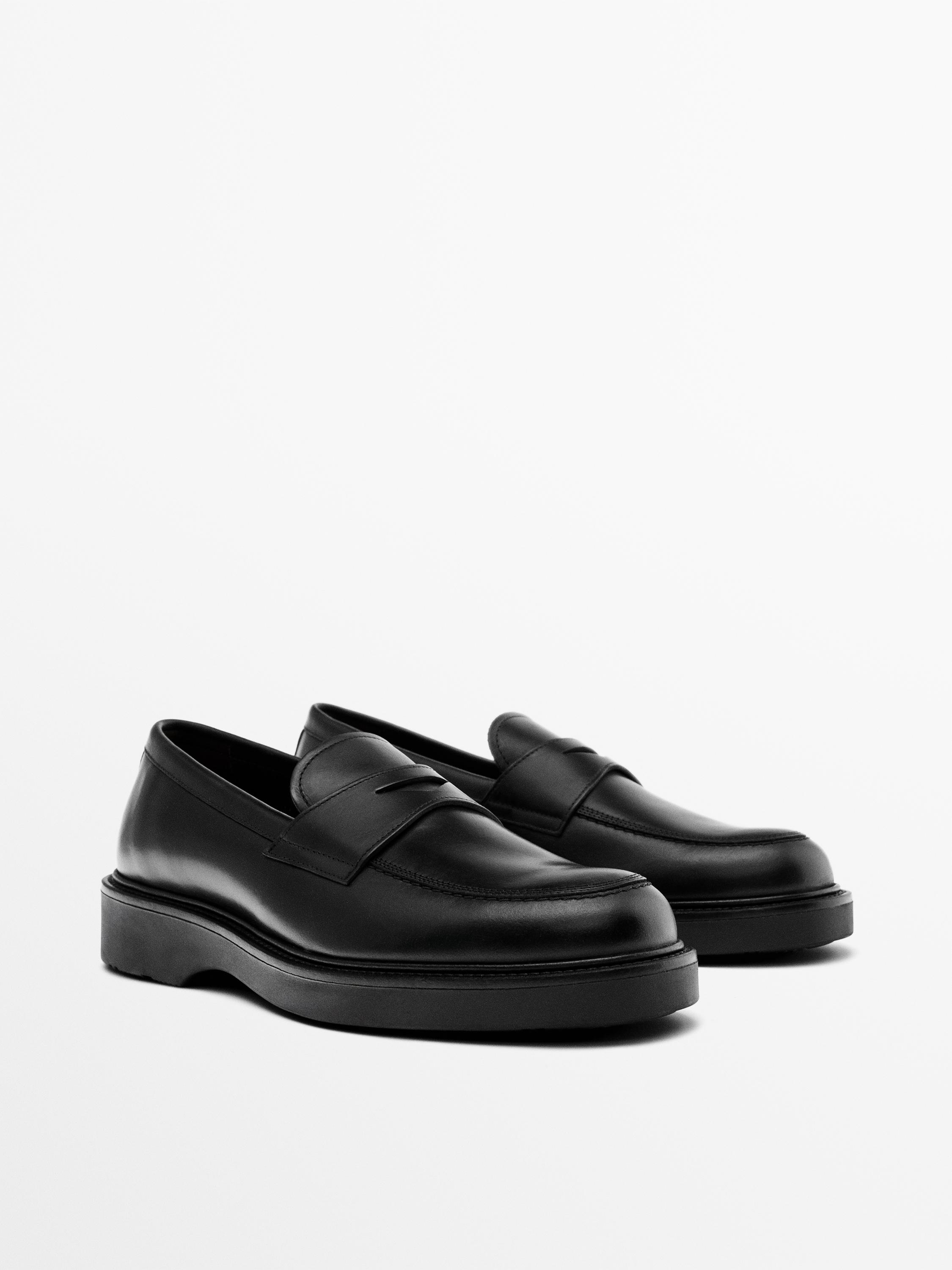 Nappa penny loafers