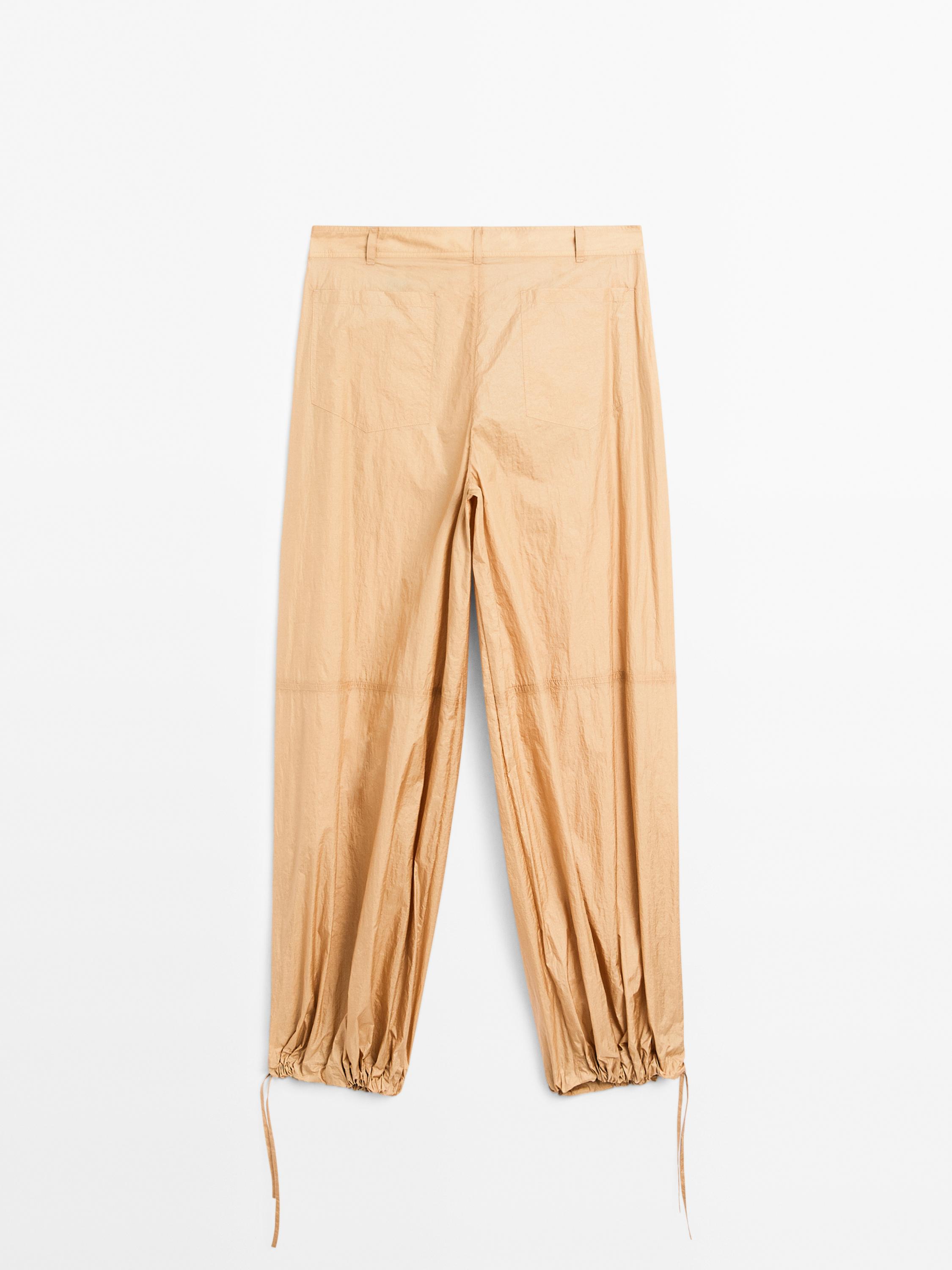 Pantalón ligero detalle tiras - Studio