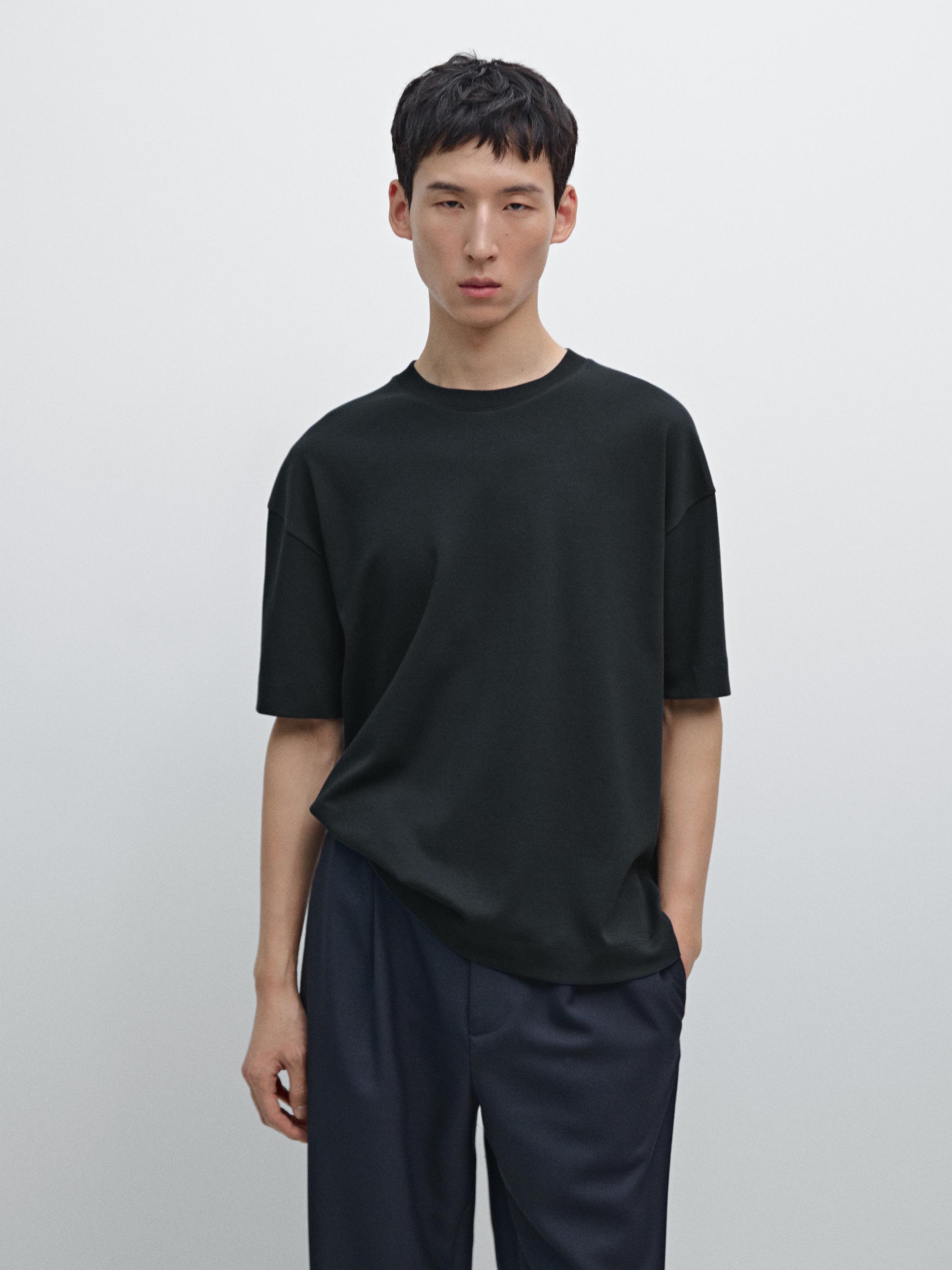 Boxy fit medium weight T-shirt