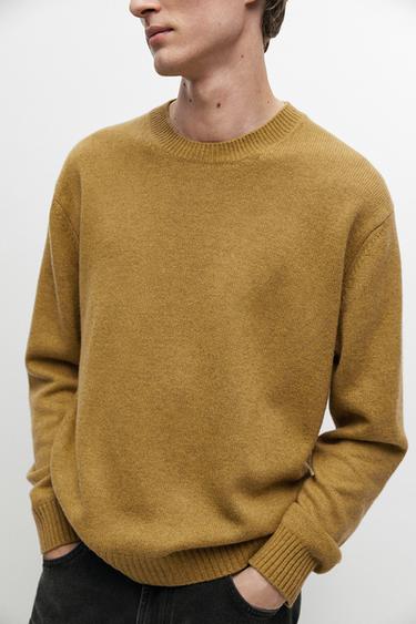 Cashmere round neck knit sweater — OCHRE 8