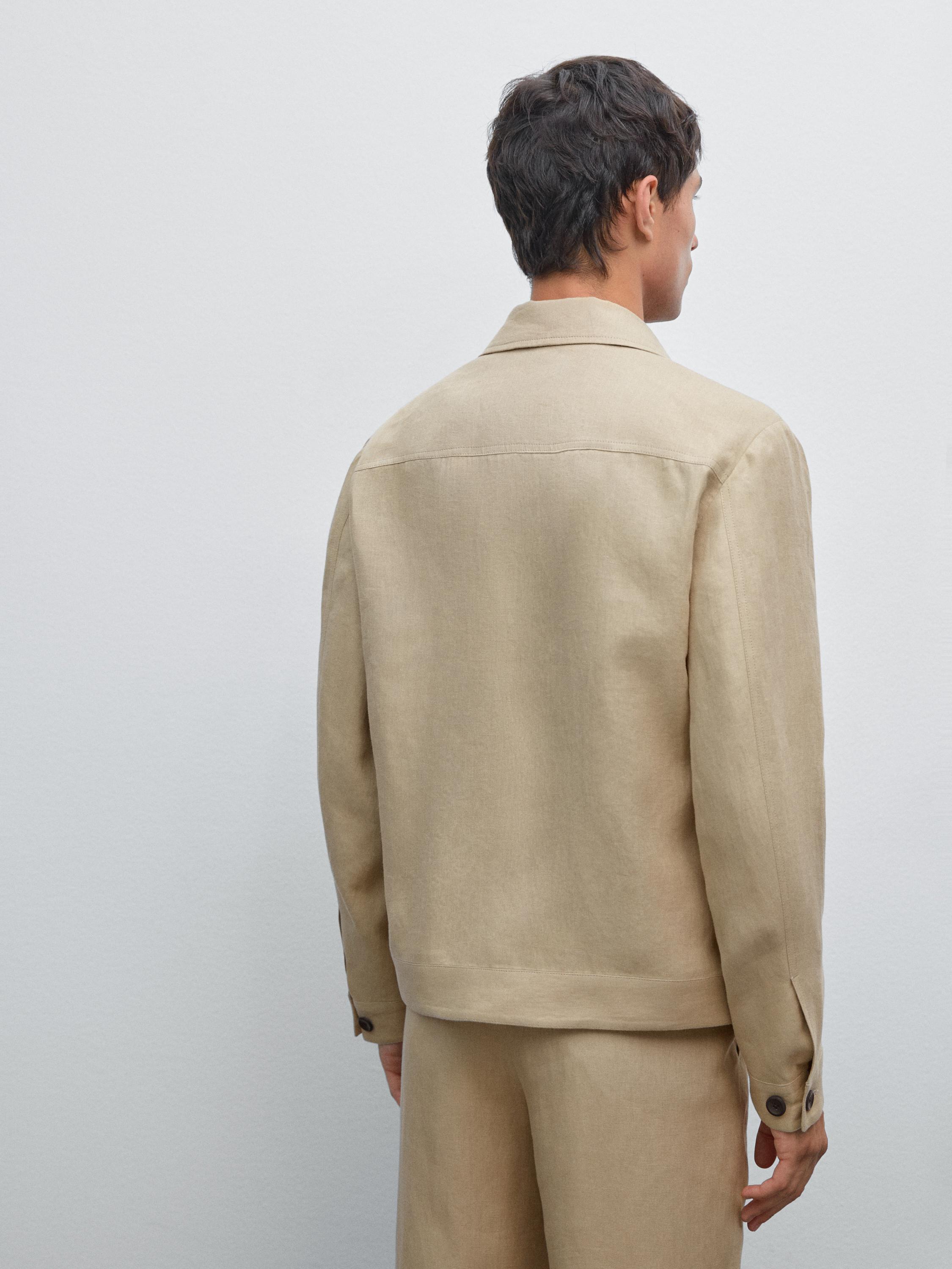 Blouson total look 100 % lin