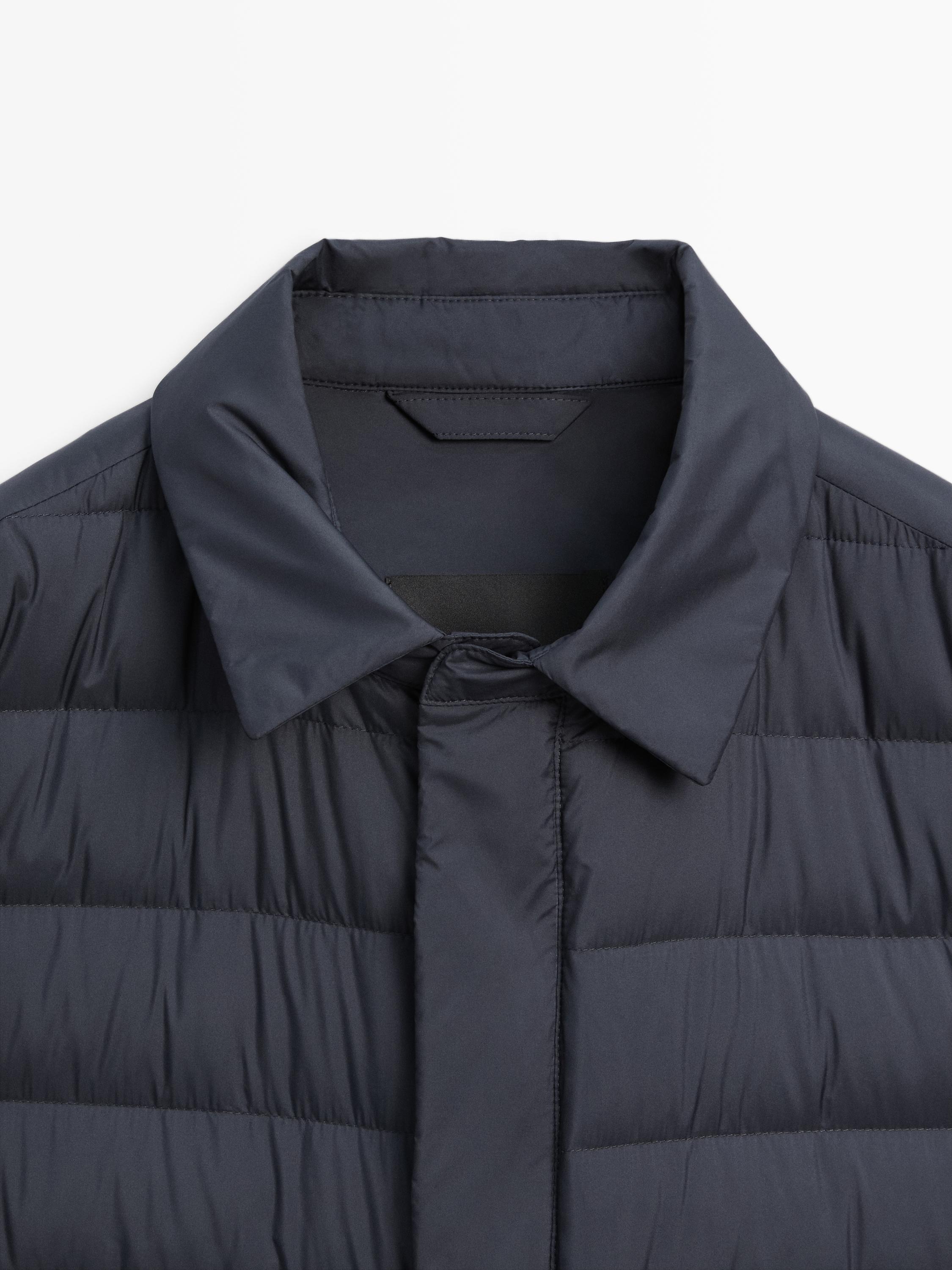 Chaqueta ultraligera mezcla plumón water repellent