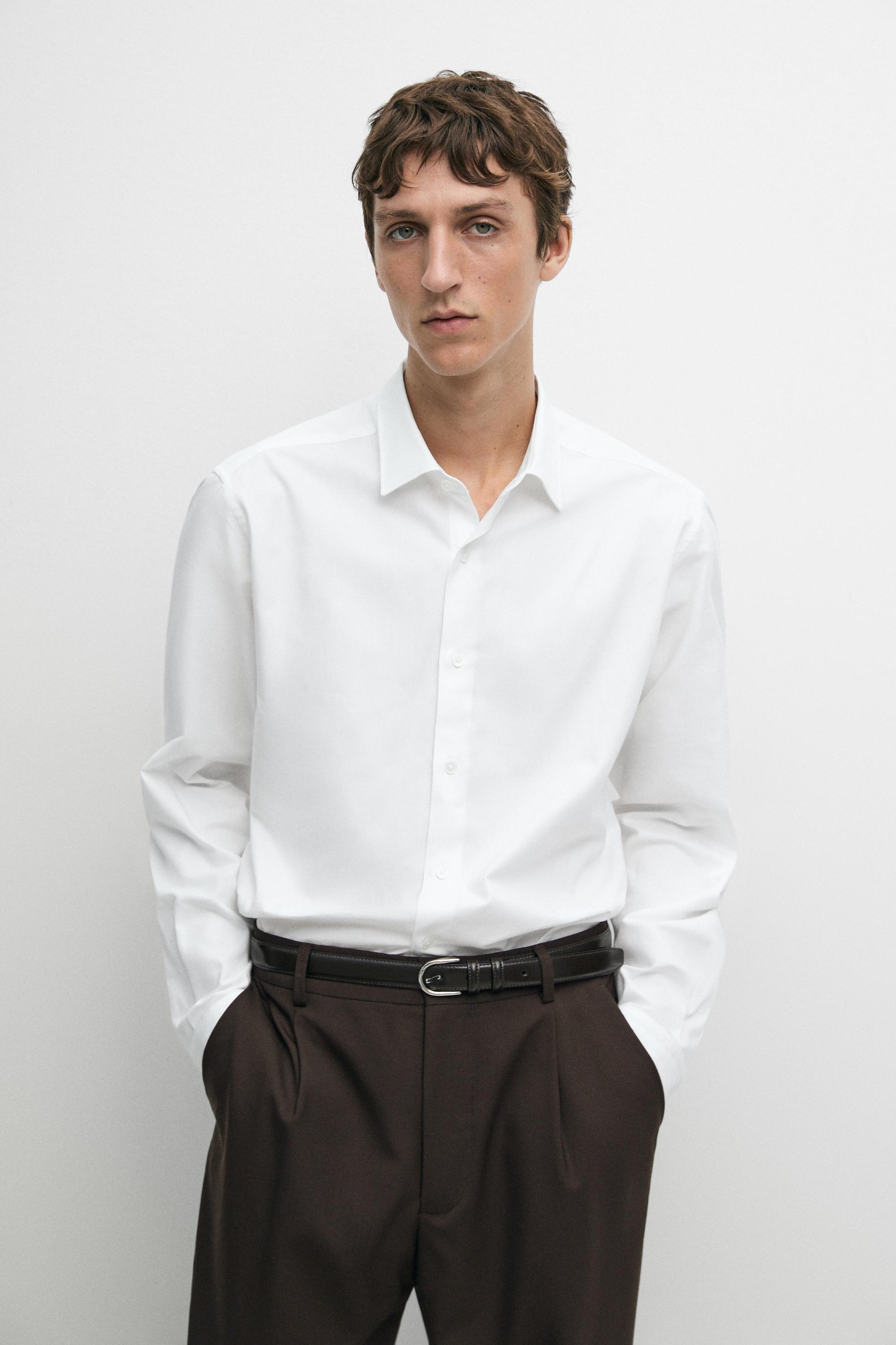 100% cotton regular fit shirt